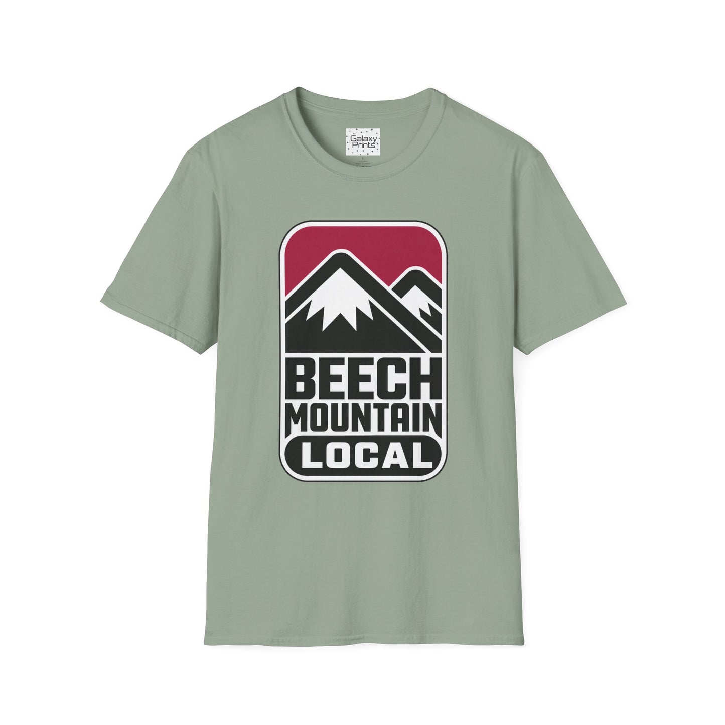 Beech Mountain Local T-Shirt - Retro Mountain Badge Graphic