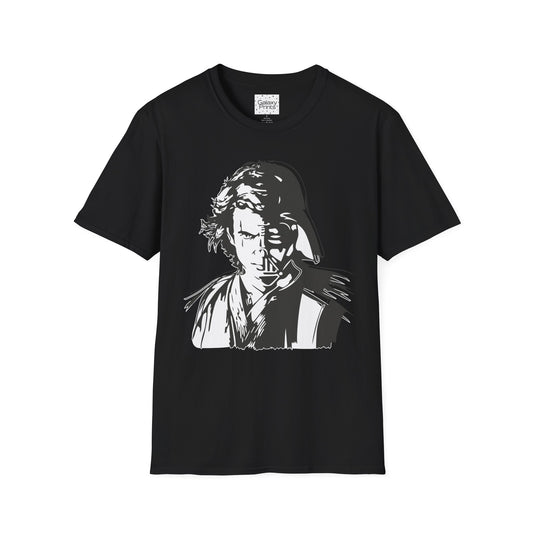 Star Wars Unisex T-Shirt - 'Aiken and Darth Struggle' Graphic Tee