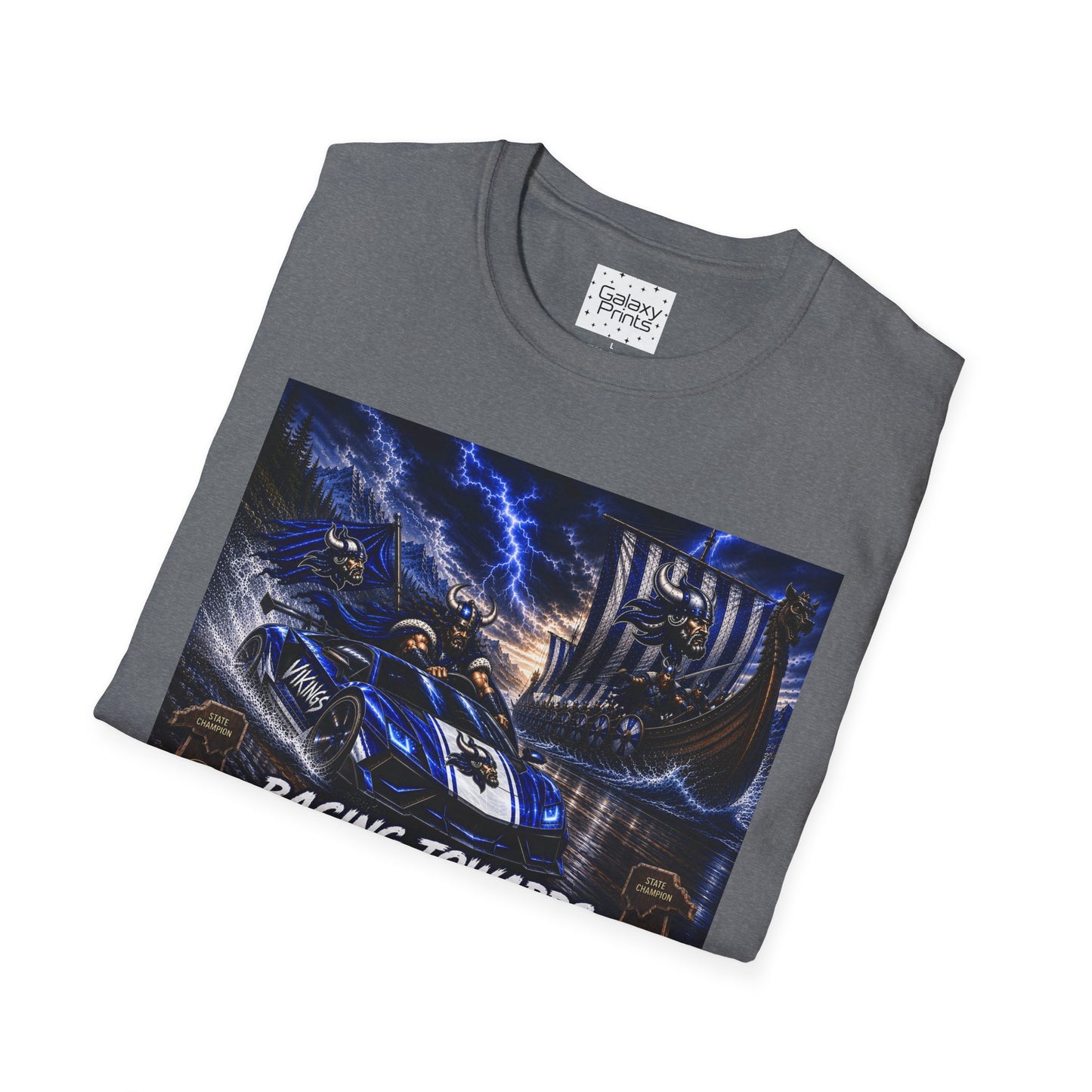 Copy of Unisex T-Shirt - Hoggard Vikings Inspired - Hoggard helmet and 'Domination is a State of Mind' - over our rivals