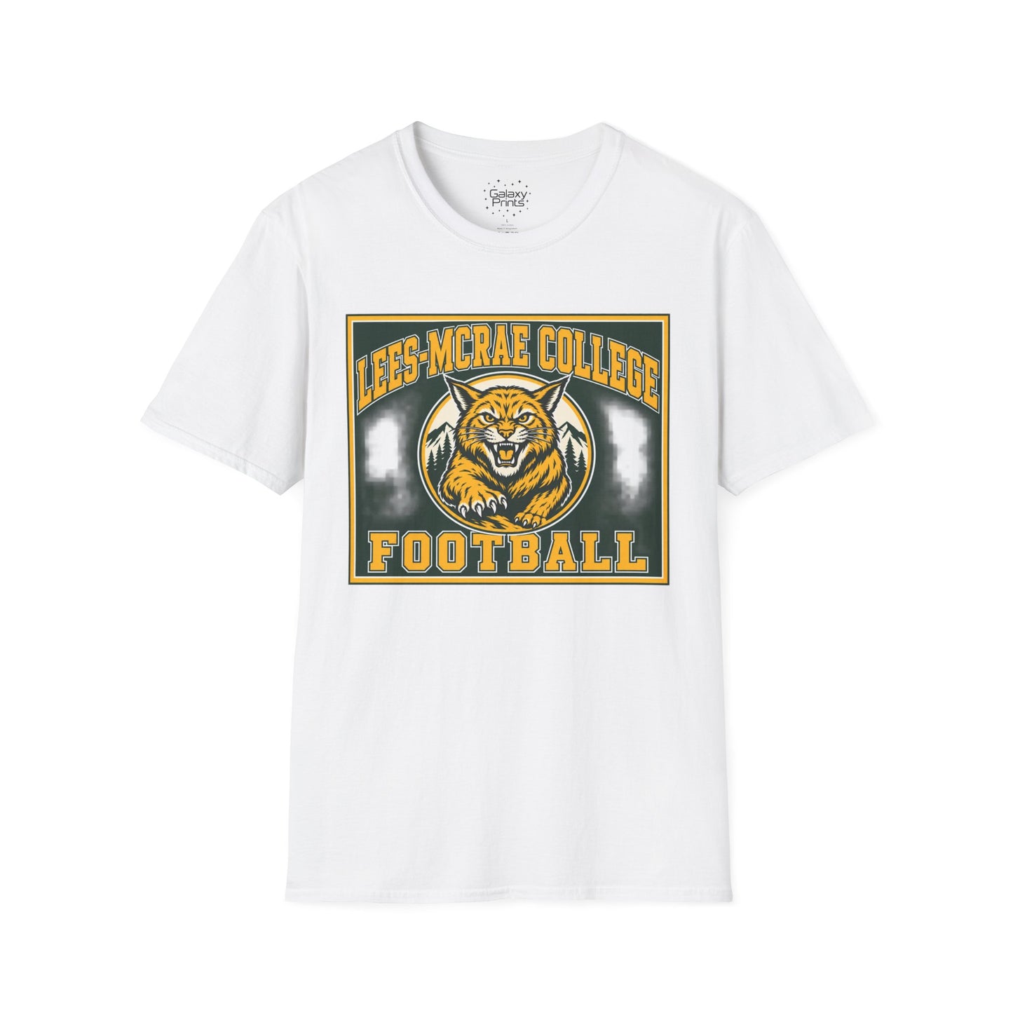 Lees-McRae College Bobcats Vintage Football T-Shirt — Retro Wily Bobcat