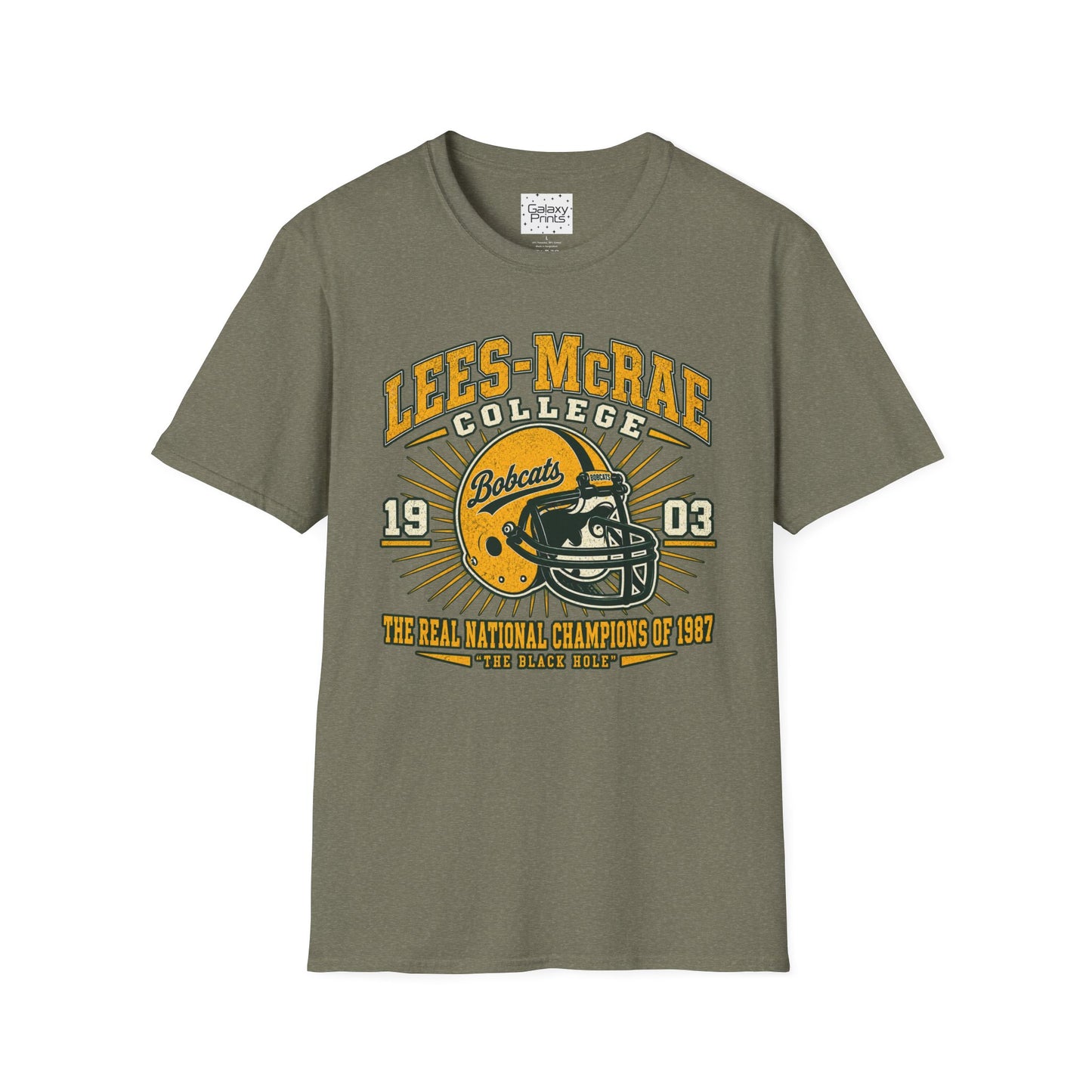 Lees-McRae College Bobcats Vintage Football T-Shirt — Retro 1903 Design