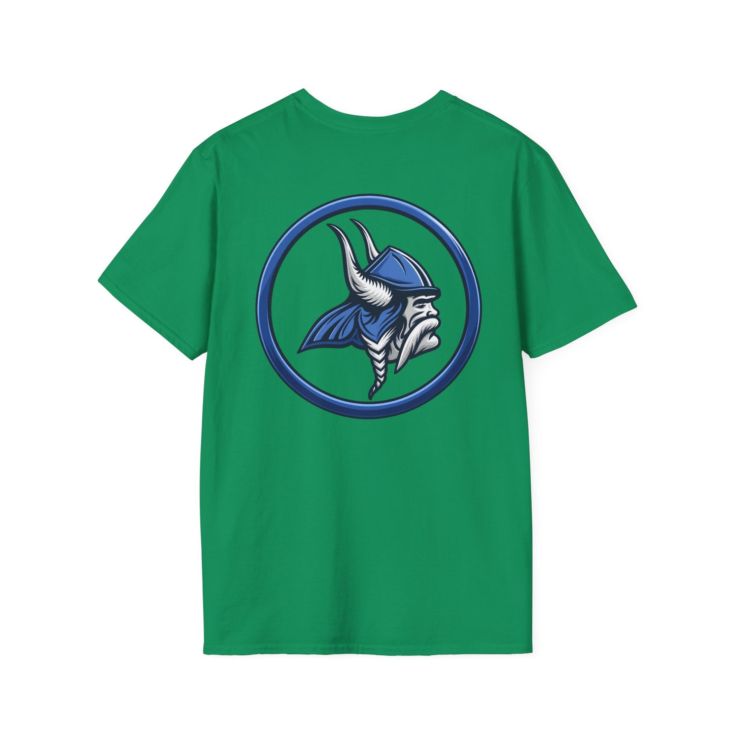 Property of JTH Vikings T‑Shirt 6XL — Viking in Power Circle back - Hoggard School Spirit Tee
