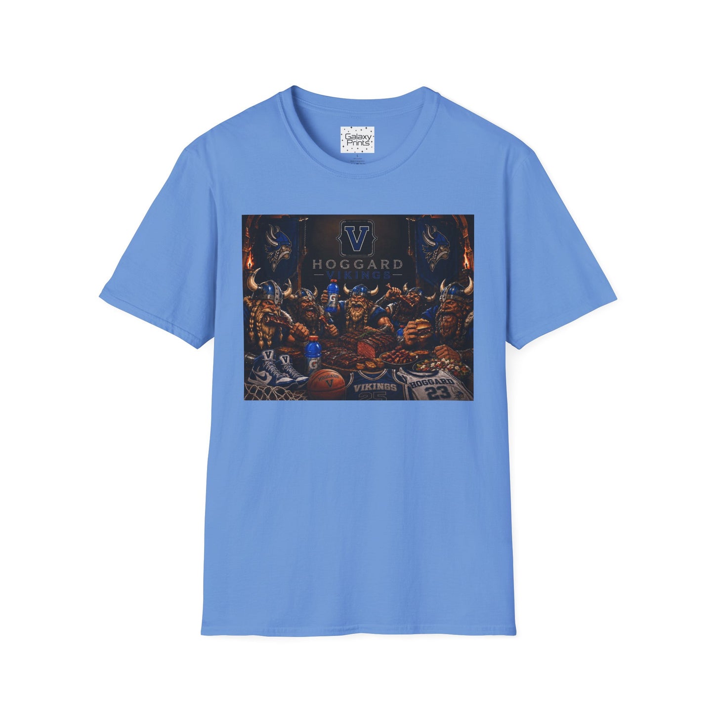 Vikings Basketball Feast T‑Shirt — Hoggard School Spirit Tee - Men's Baseball
