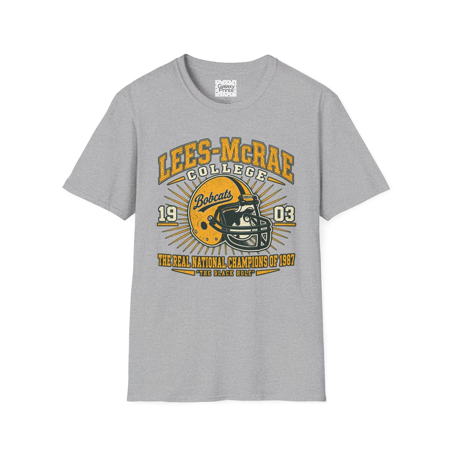 Lees-McRae College Bobcats Vintage Football T-Shirt — Retro 1903 Design