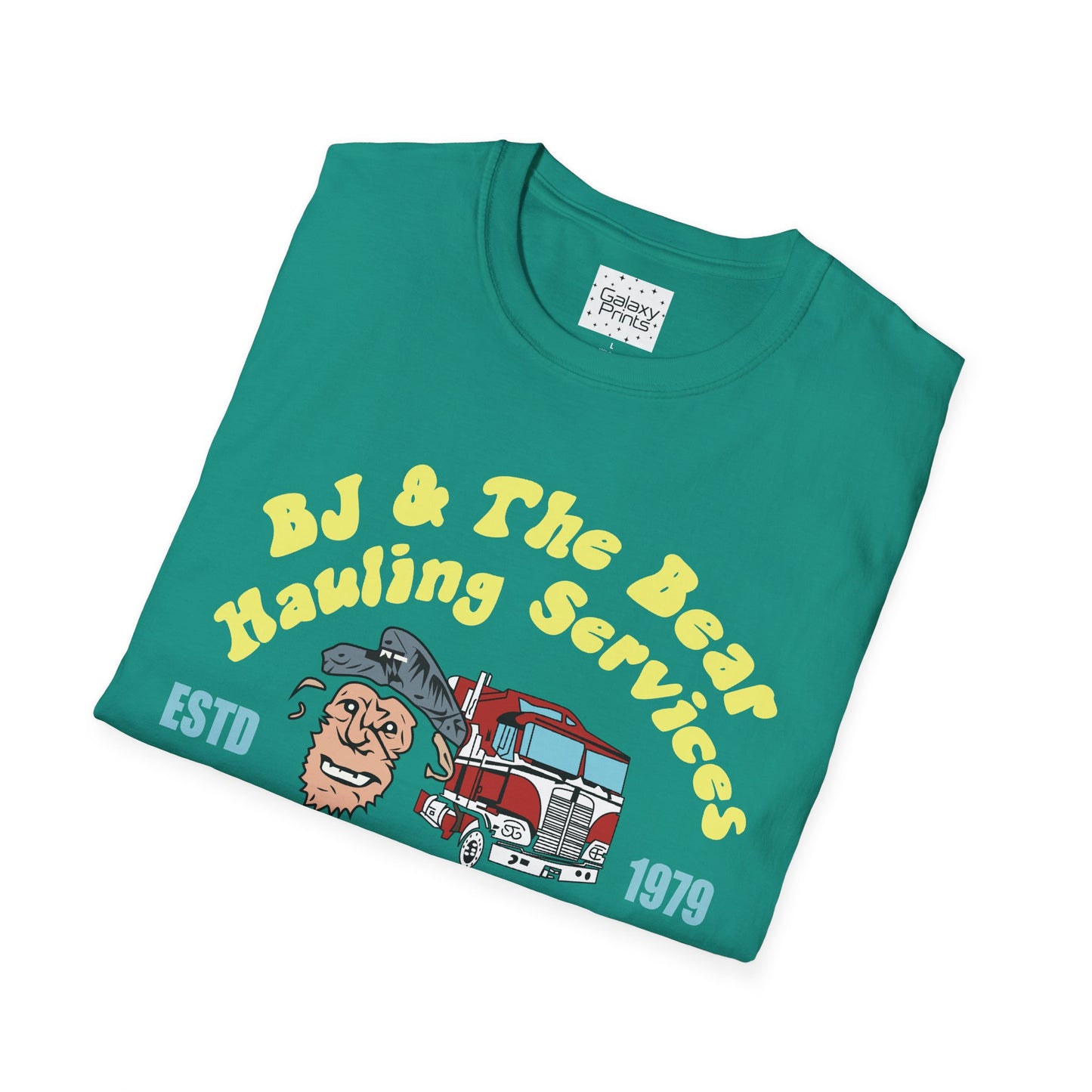 Unisex T-Shirt - Truck Driver BJ and Bear Design - POP Culture