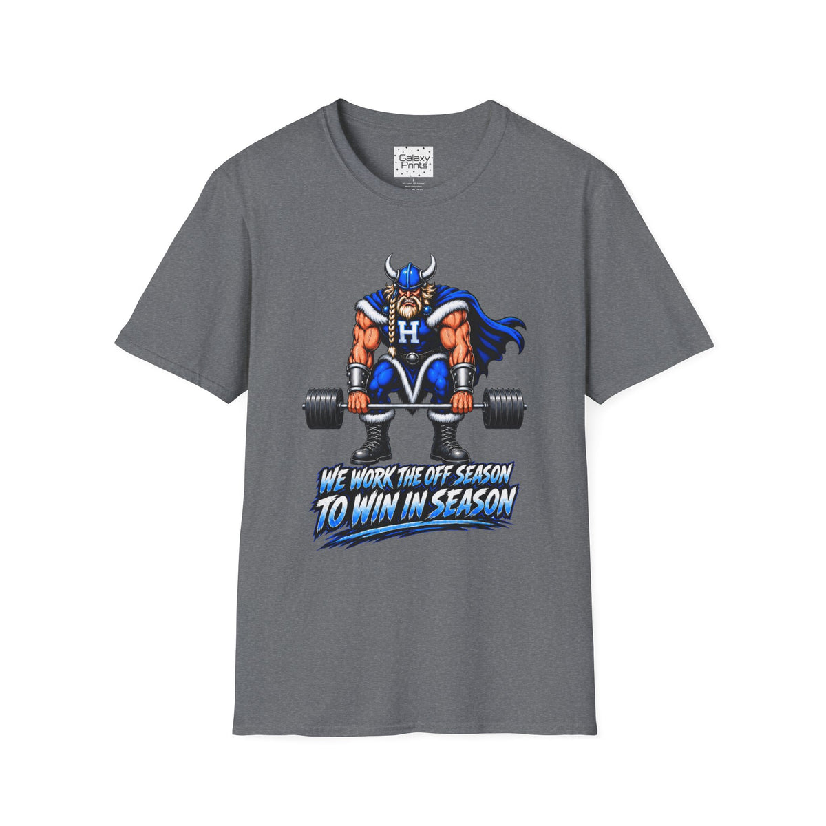 Hoggard Viking Weightlifting T‑Shirt — "We Work the Off Season to Win in Season" - Others Empty