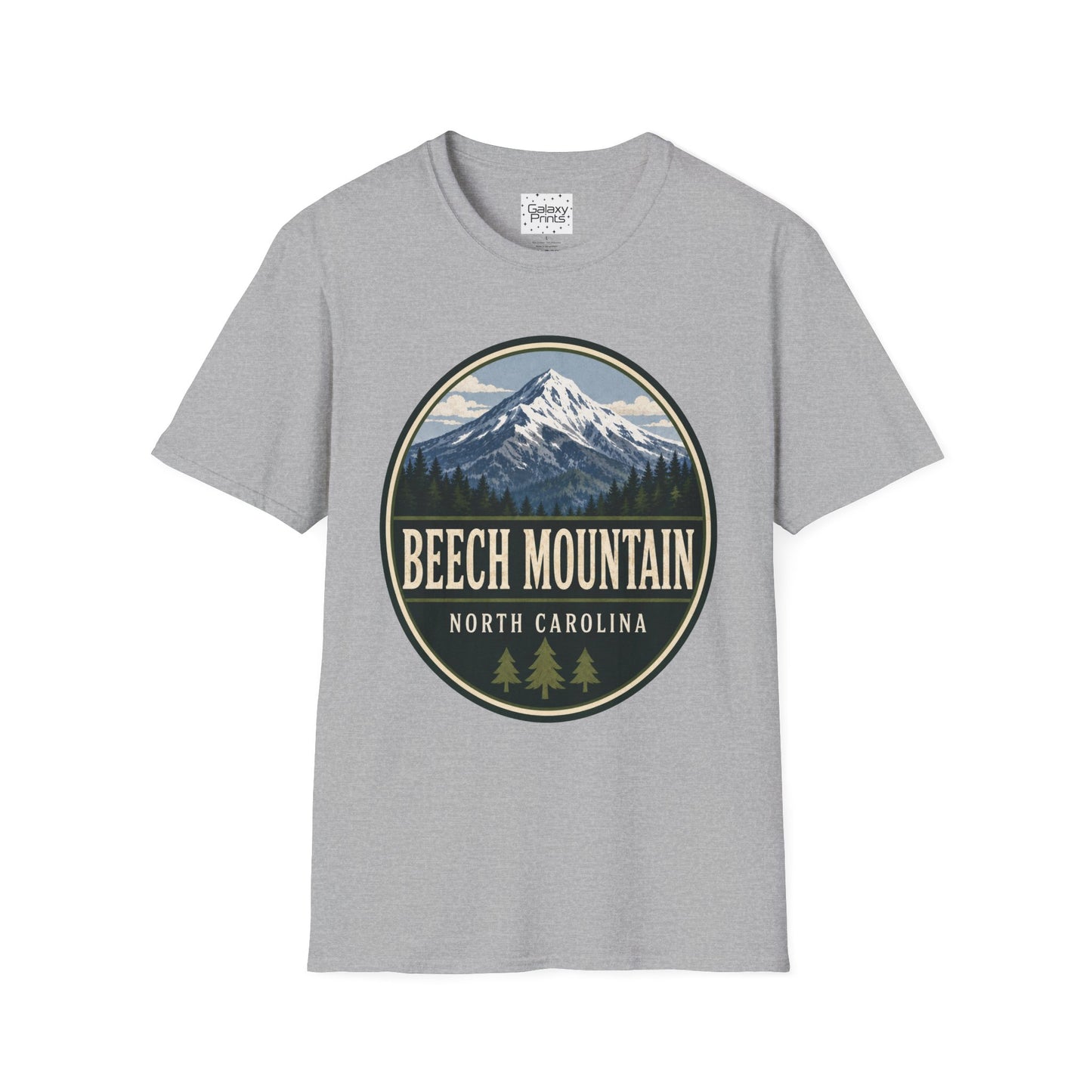 Mountain Graphic T-Shirt — “Beech Mountain, North Carolina” Vintage Outdoor Tee
