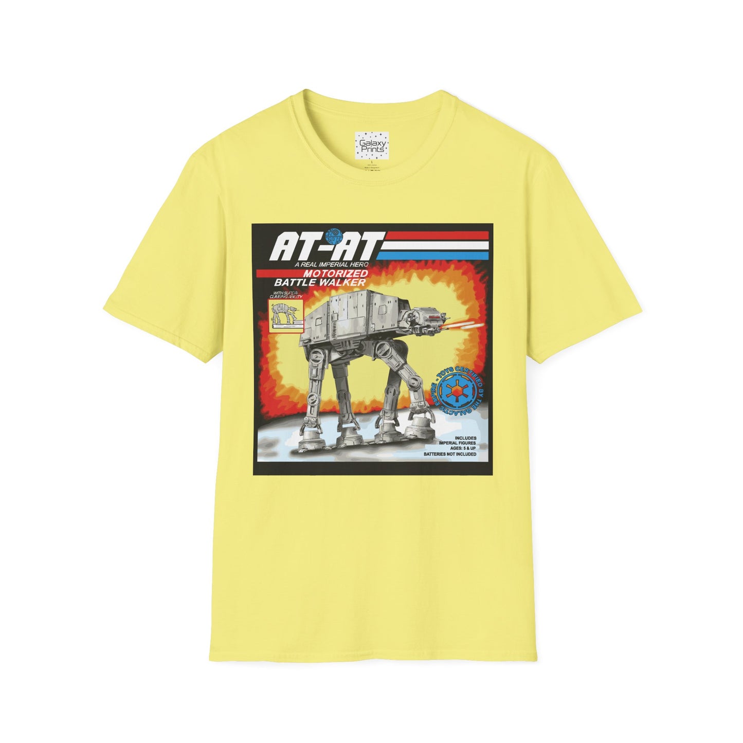 Star Wars AT-AT Walker Toy Box Retro Graphic Unisex Softstyle T-Shirt