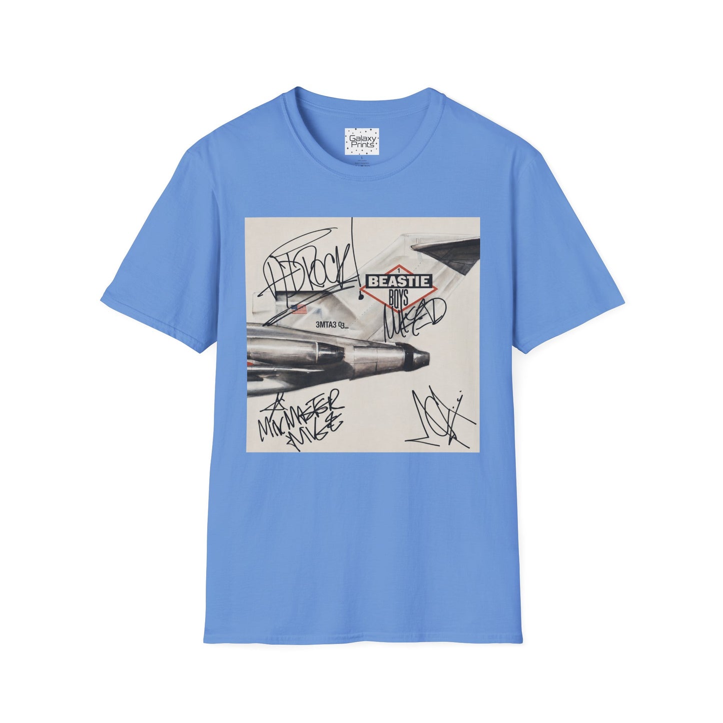 B-Boys "Licensed to Ill" Autographed Band T-Shirt - Graffiti