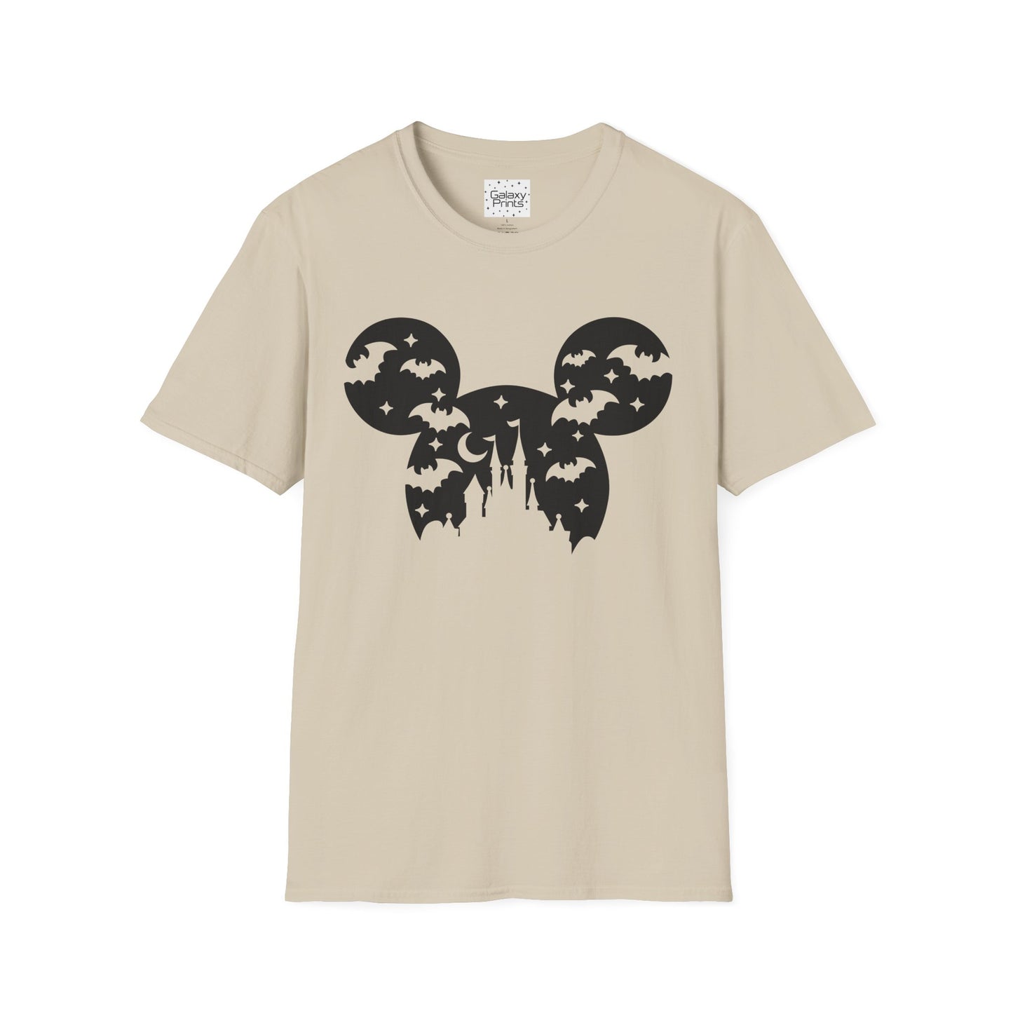 Unisex T-Shirt - DISNEY Inspired - 'Mickey Head with Castle for Halloween'