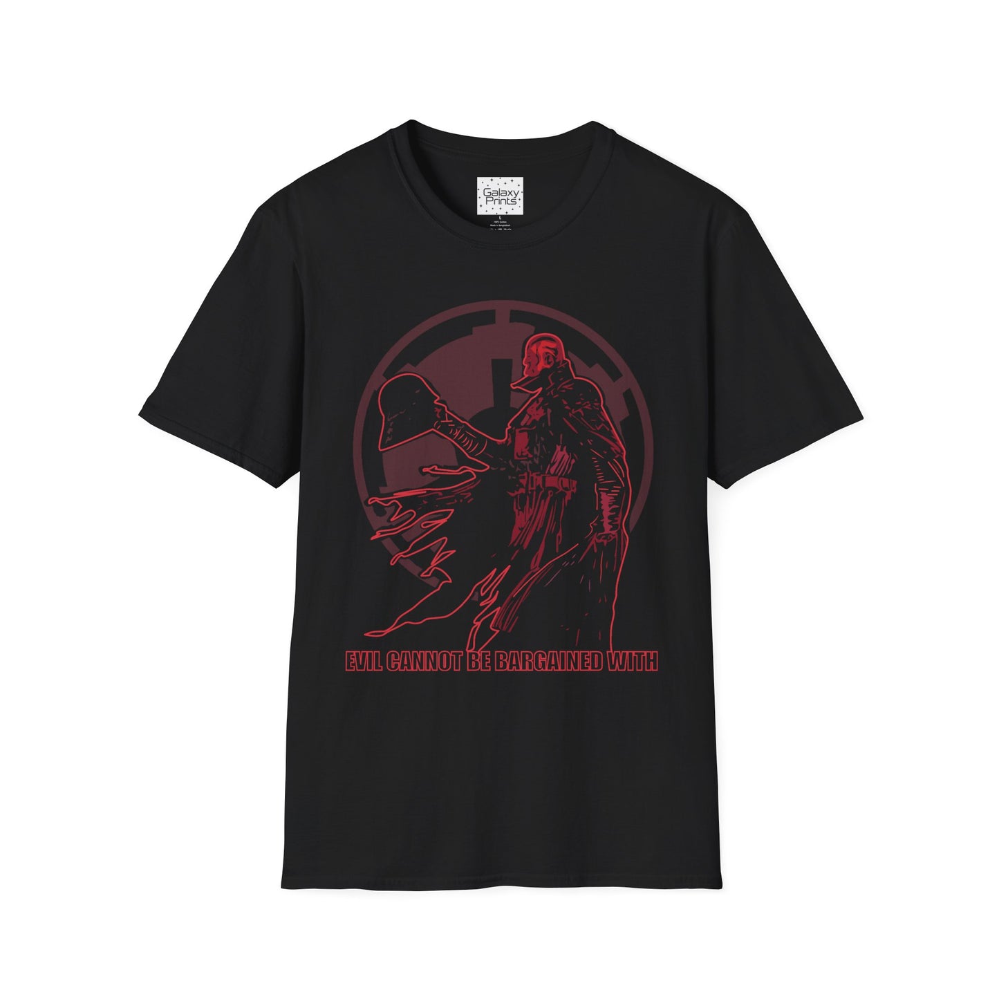 Star Wars Inspired Unisex T-Shirt - 'Vader's Evil Can Not Be Bargained With' Graphic Tee