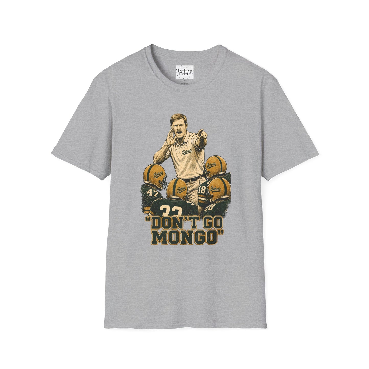 Lees-McRae College Bobcats Vintage Football T-Shirt — Coach Bryan "Don't Go MONDO" - Forever Undefeated