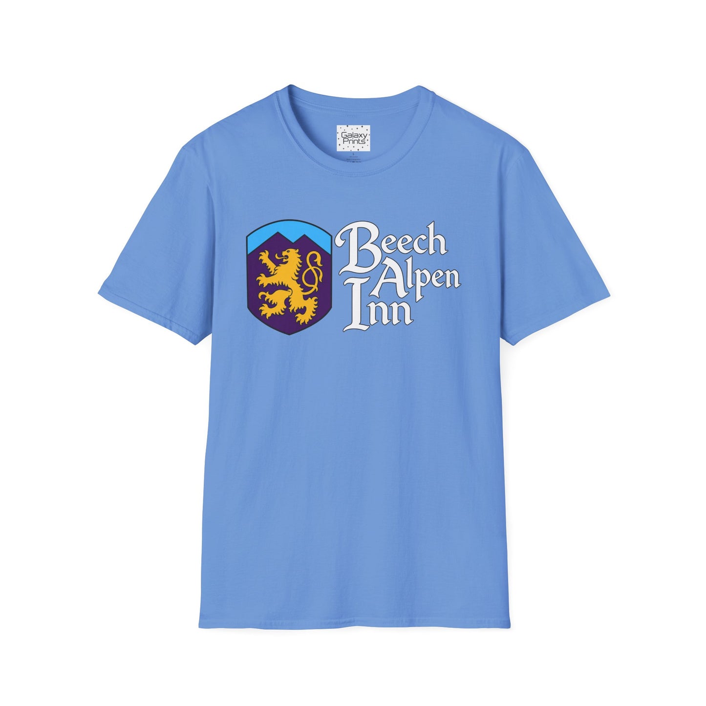 Beech Alpen Inn Crest Tee - (vintage heraldic logo) T-Shirt - Beech Mtn, NC