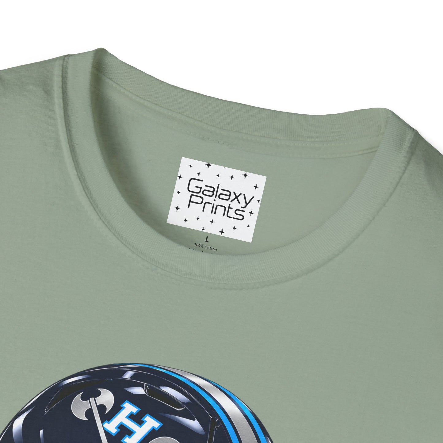 Unisex T-Shirt - Hoggard Vikings Inspired - Hoggard helmet and 'Domination is a State of Mind' - over our rivals
