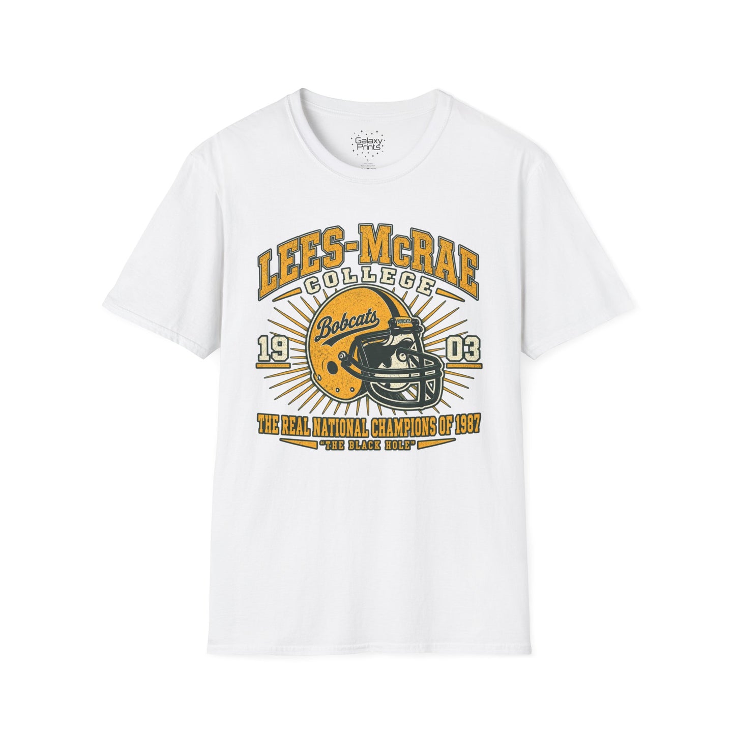 Lees-McRae College Bobcats Vintage Football T-Shirt — Retro 1903 Design