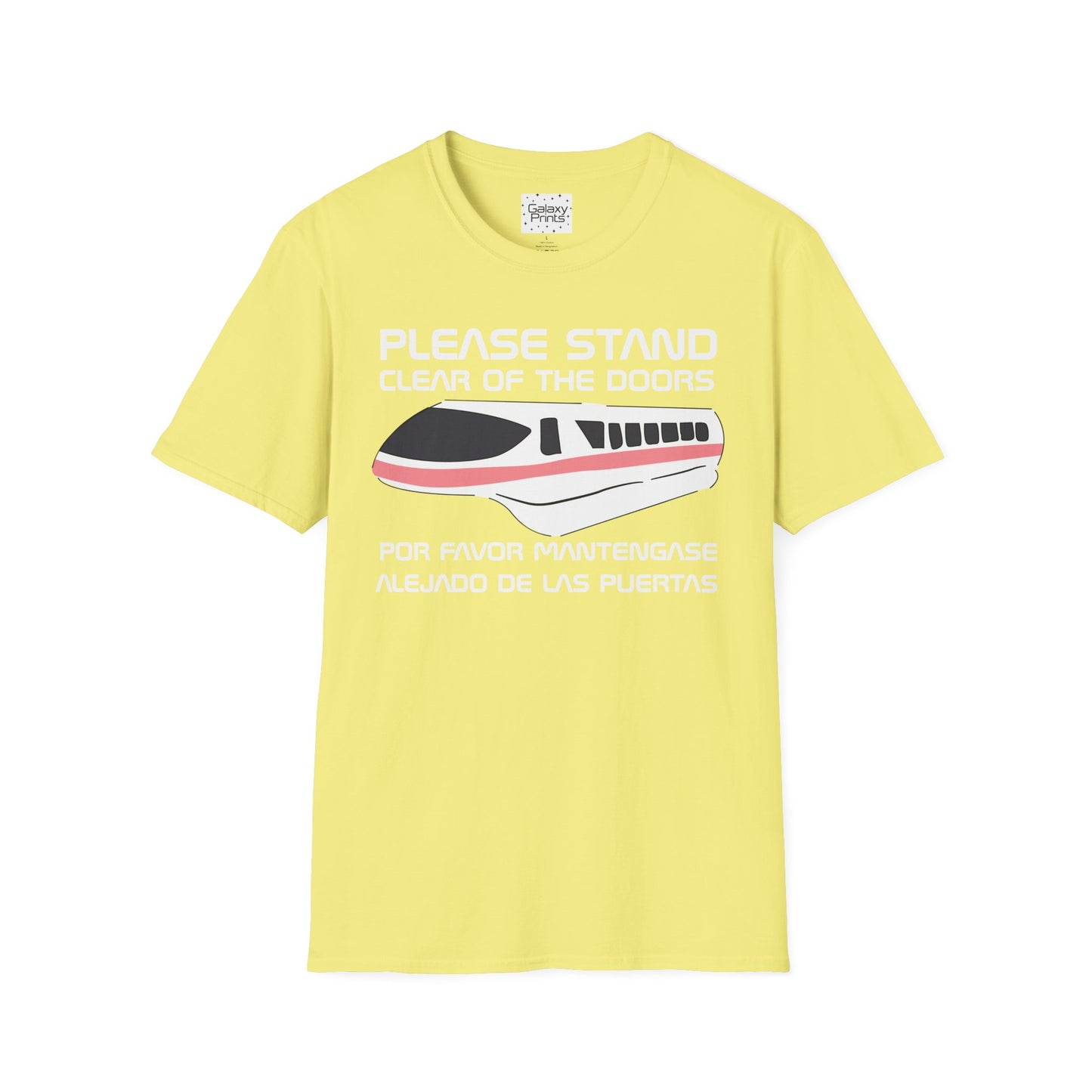 DISNEY inspired Unisex T-Shirt - Monorail Please Stand Clear Of The Doors