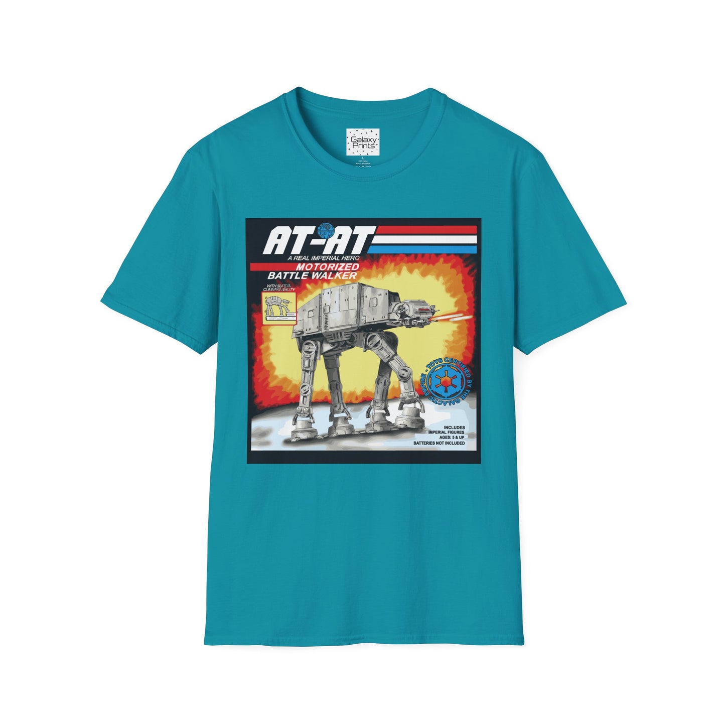 Star Wars AT-AT Walker Toy Box Retro Graphic Unisex Softstyle T-Shirt