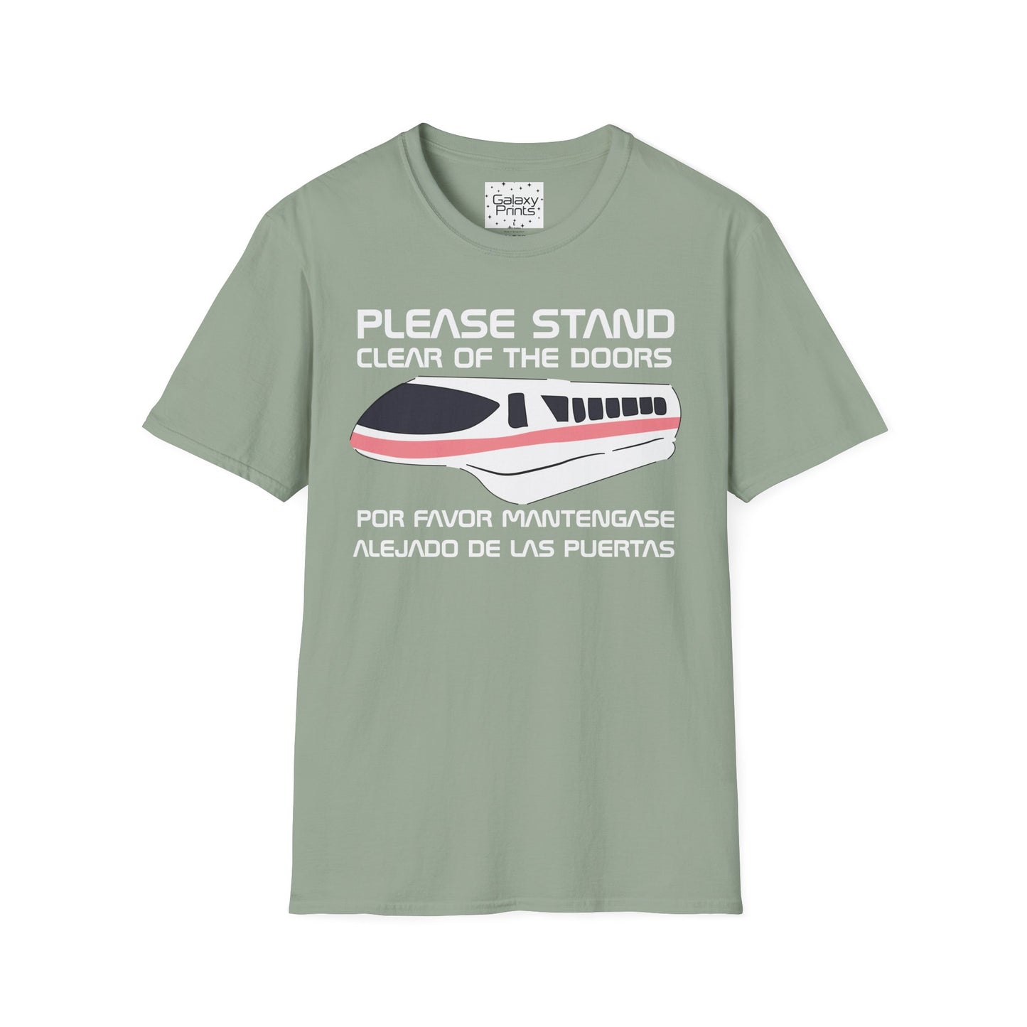 DISNEY inspired Unisex T-Shirt - Monorail Please Stand Clear Of The Doors
