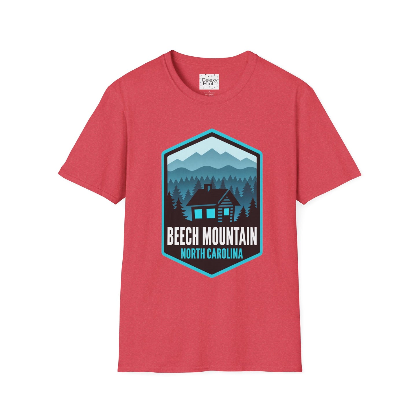 Beech Mountain North Carolina Cabin Tee — Mountain Cabin Graphic T-Shirt