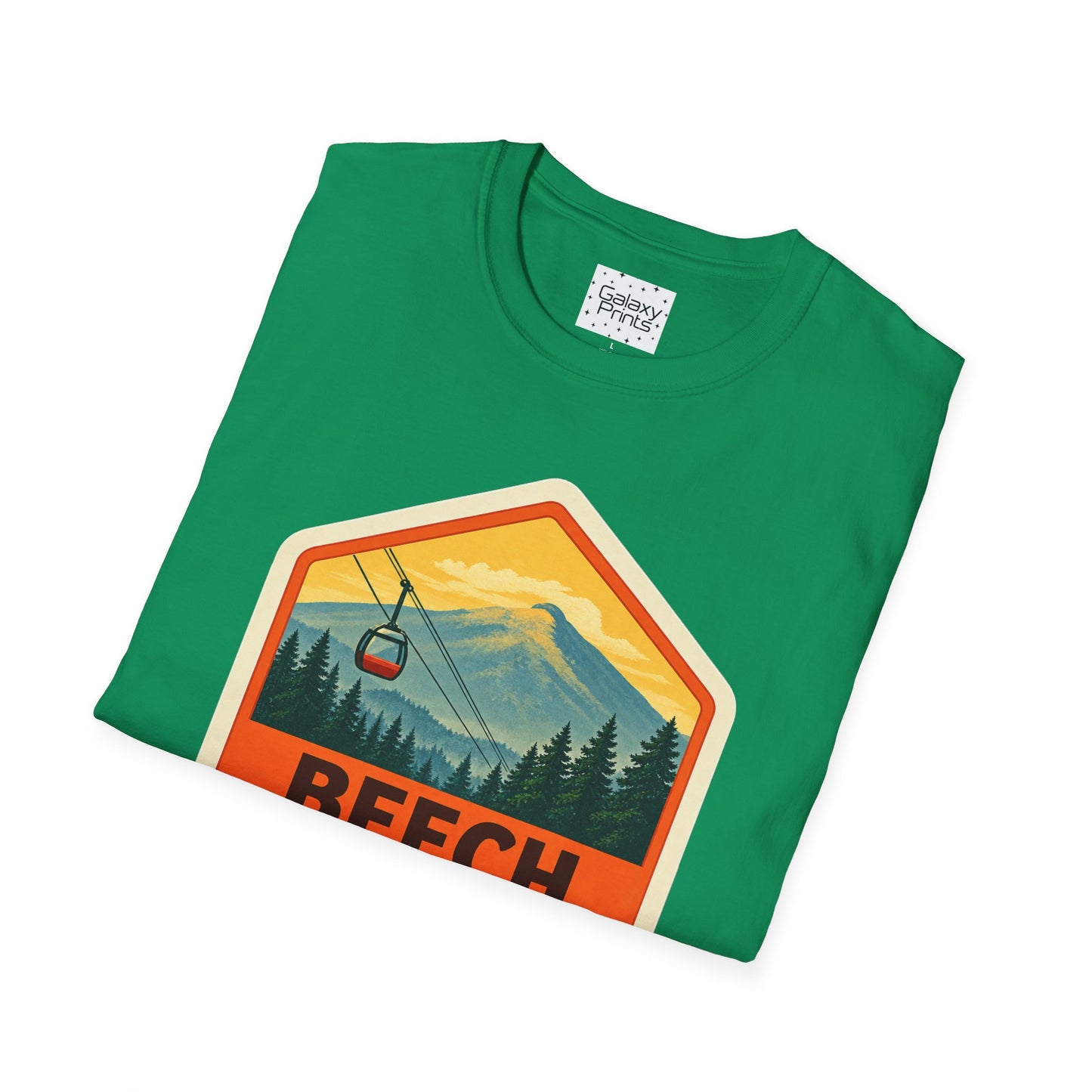 Beech Mountain NC Graphic T-Shirt Diamond — Mountain Ski Lift Vintage look