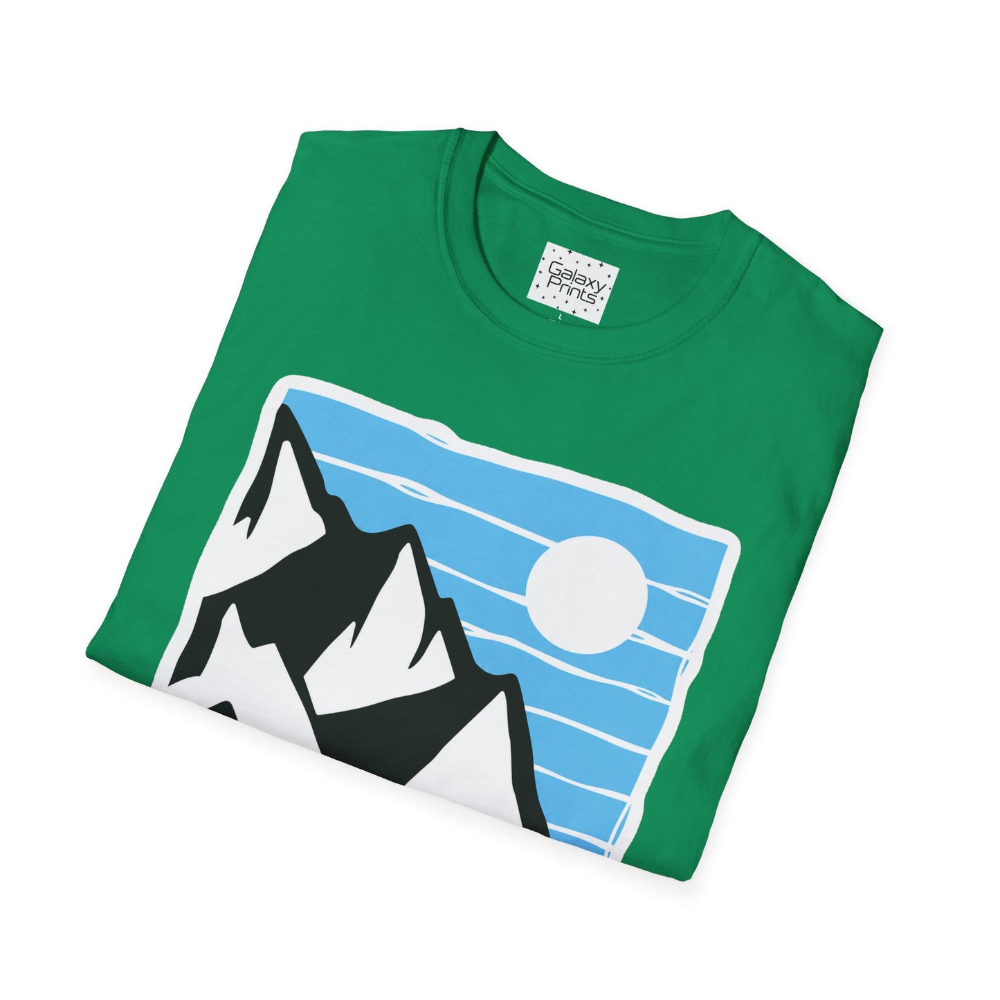 Beach Mountain North Carolina T-Shirt — Retro Mountain Range Sun Graphic Tee
