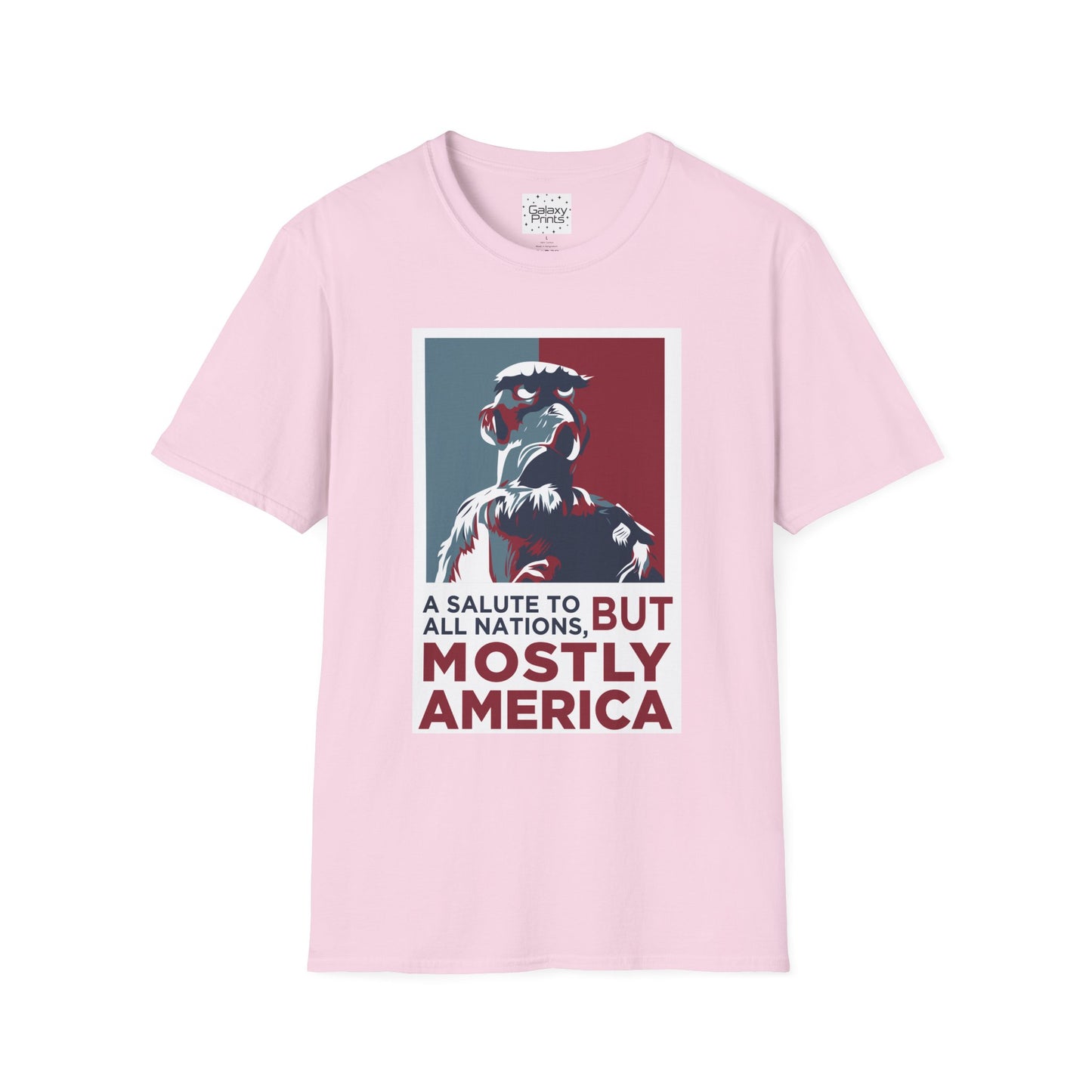DISNEY inspired Unisex T-Shirt - SAM EAGLE 'Salute To All Nations But Mostly America'