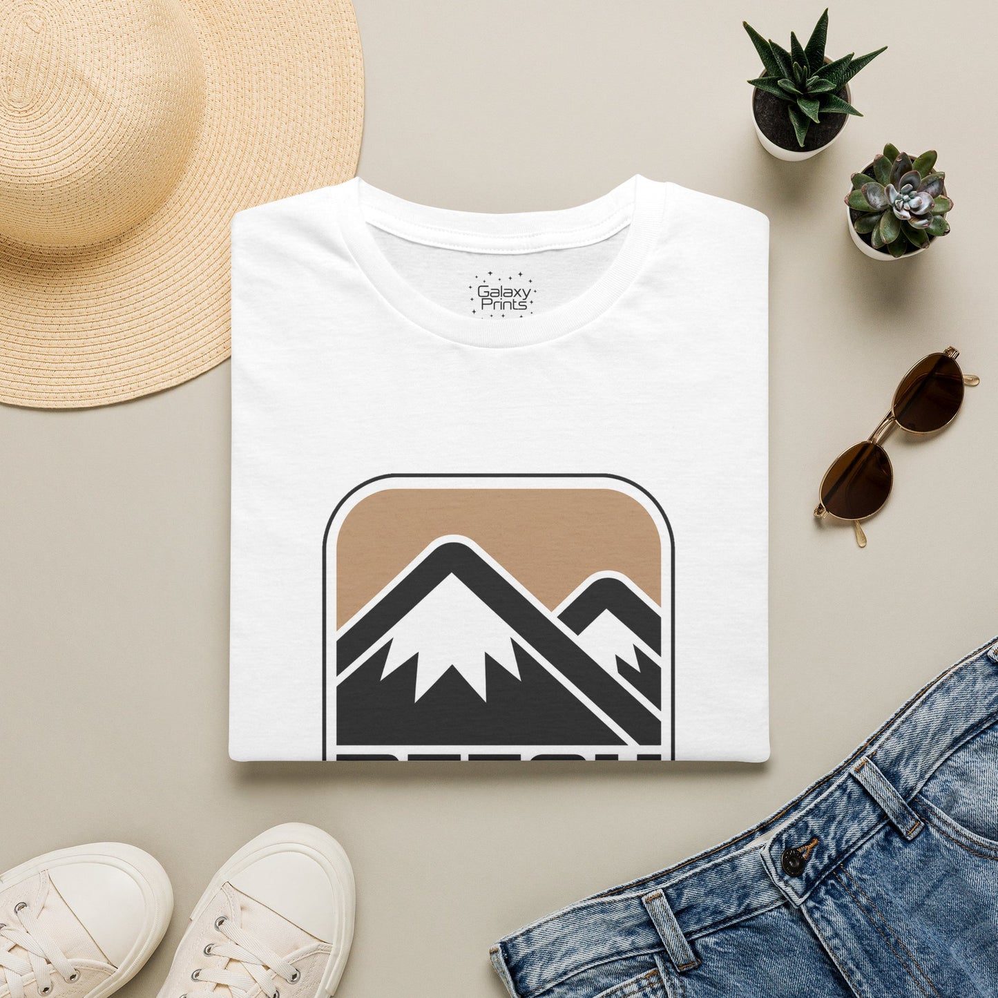 Beech Mountain NC Hiking T‑Shirt — Retro Mountain Badge Tee