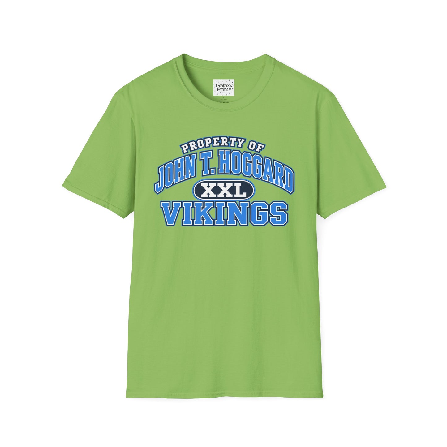 Property of JTH Vikings T‑Shirt XXL — Viking in Power Circle back - Hoggard School Spirit Tee