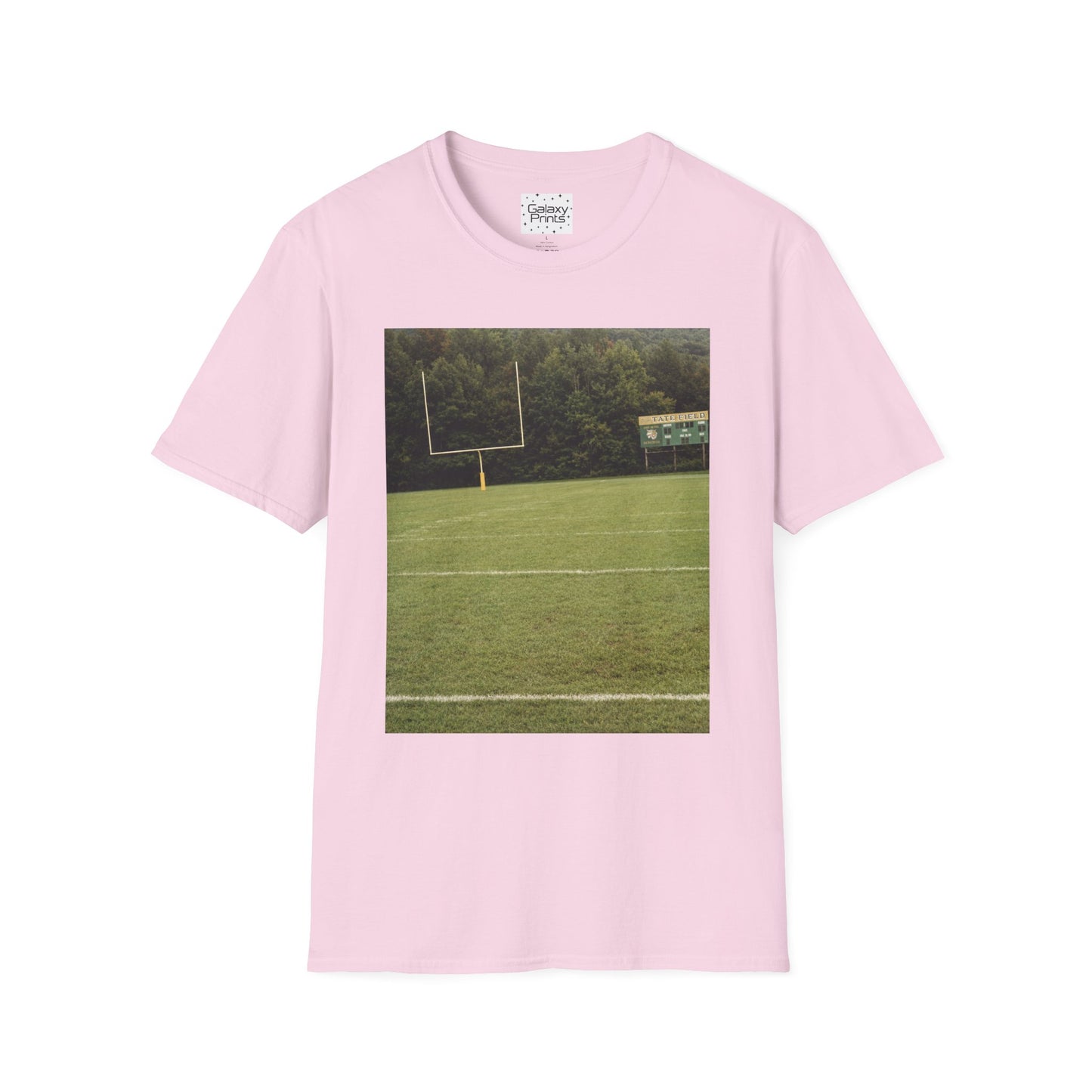Tate Football Field Photo T-Shirt — Vintage LMC Football Graphic Tee