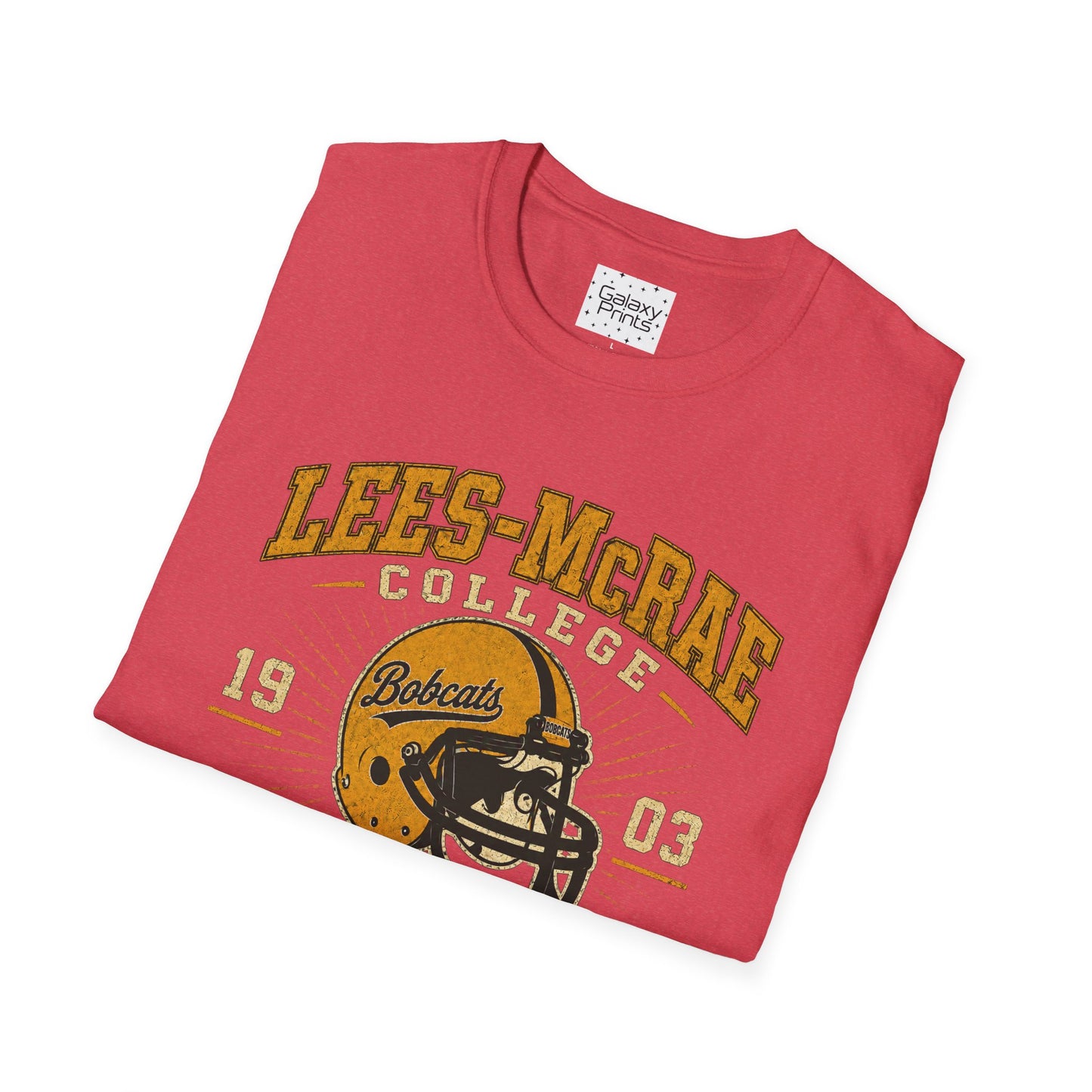 Lees-McRae College Bobcats Vintage Football T-Shirt — Got A Lot A More - The Black Hole
