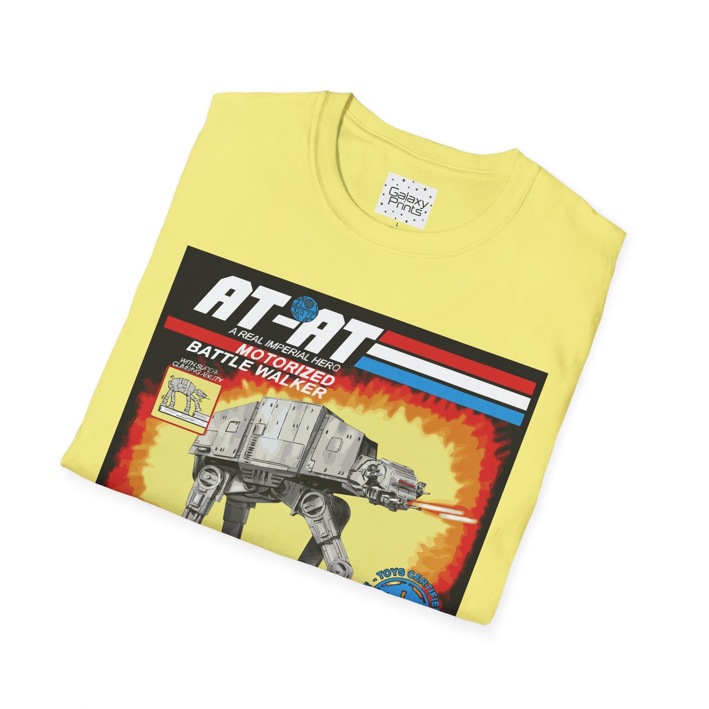 Star Wars AT-AT Walker Toy Box Retro Graphic Unisex Softstyle T-Shirt