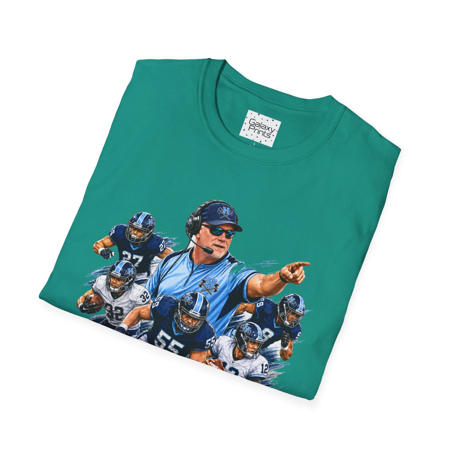 Hoggard Vikings Inspired - 1TEAM 1FAM -2  - Viking Helmet - Unisex T-Shirt 2