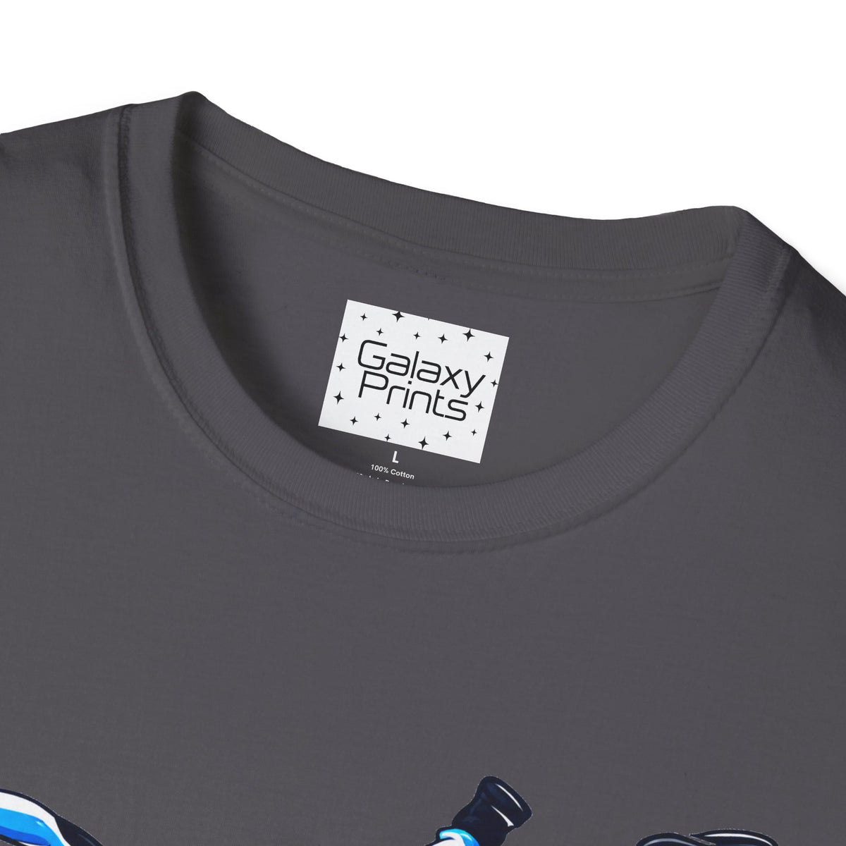 Skydiver Graphic T-Shirt — Blue Wingsuit Freefall Tee - I Survived on the back