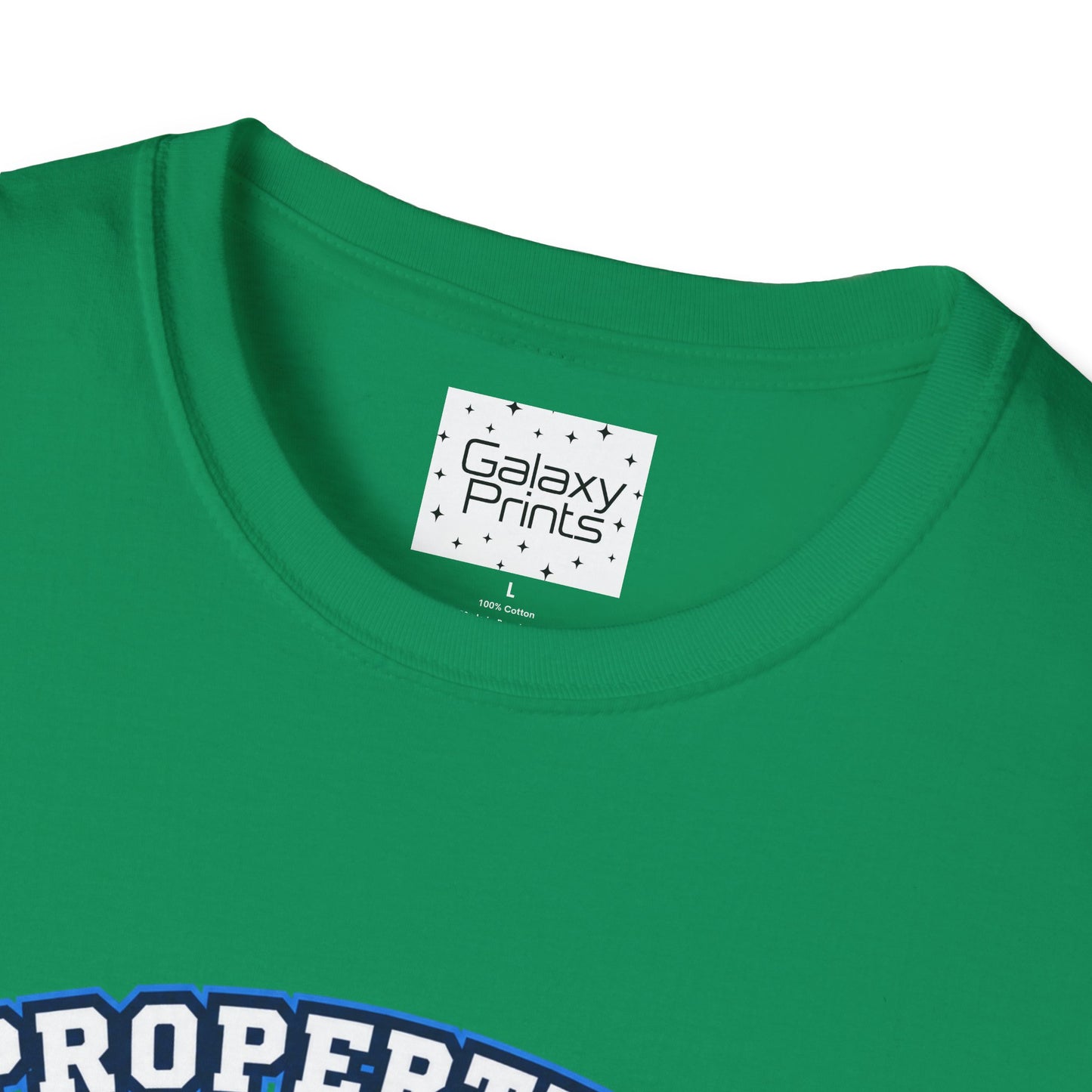 Property of JTH Vikings T‑Shirt M — Viking in Power Circle back - Hoggard School Spirit Tee