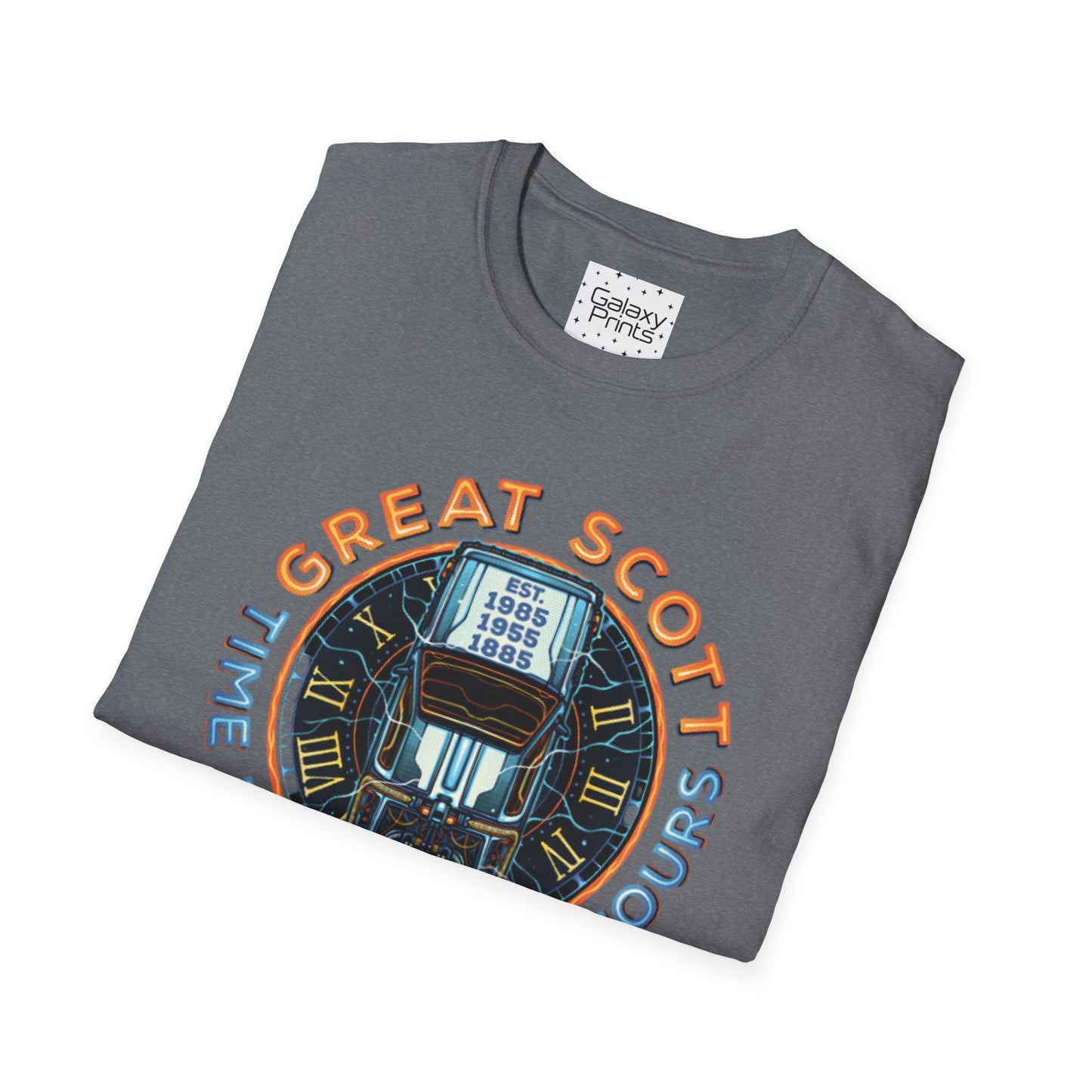 Back To The Future Inspired Unisex T-Shirt - 'Great Scott - Time Travel and Tours'