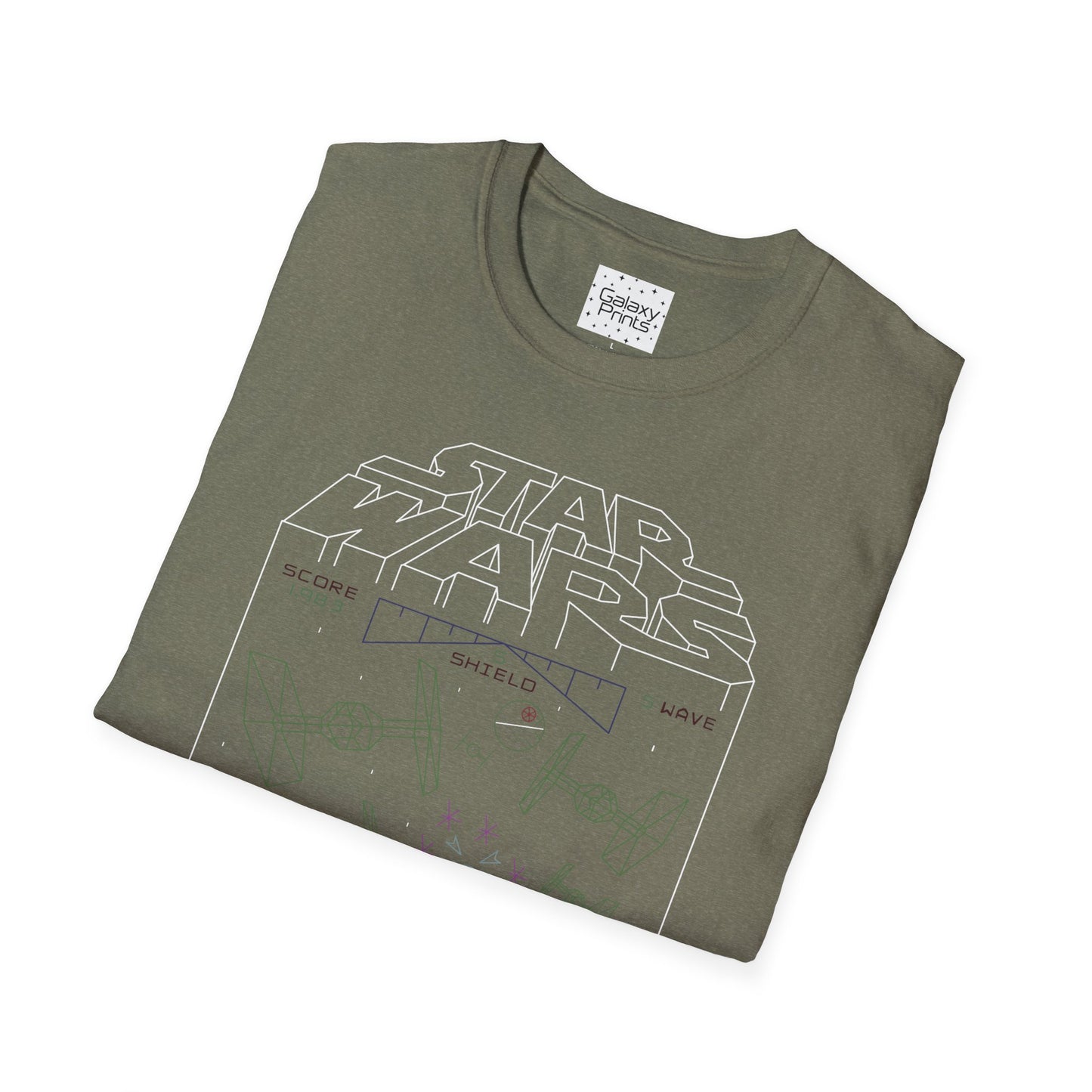 Star Wars Inspired Unisex T-Shirt - 'STAR WARS 1983 Arcade Video Game Screen Rendering' Graphic Tee