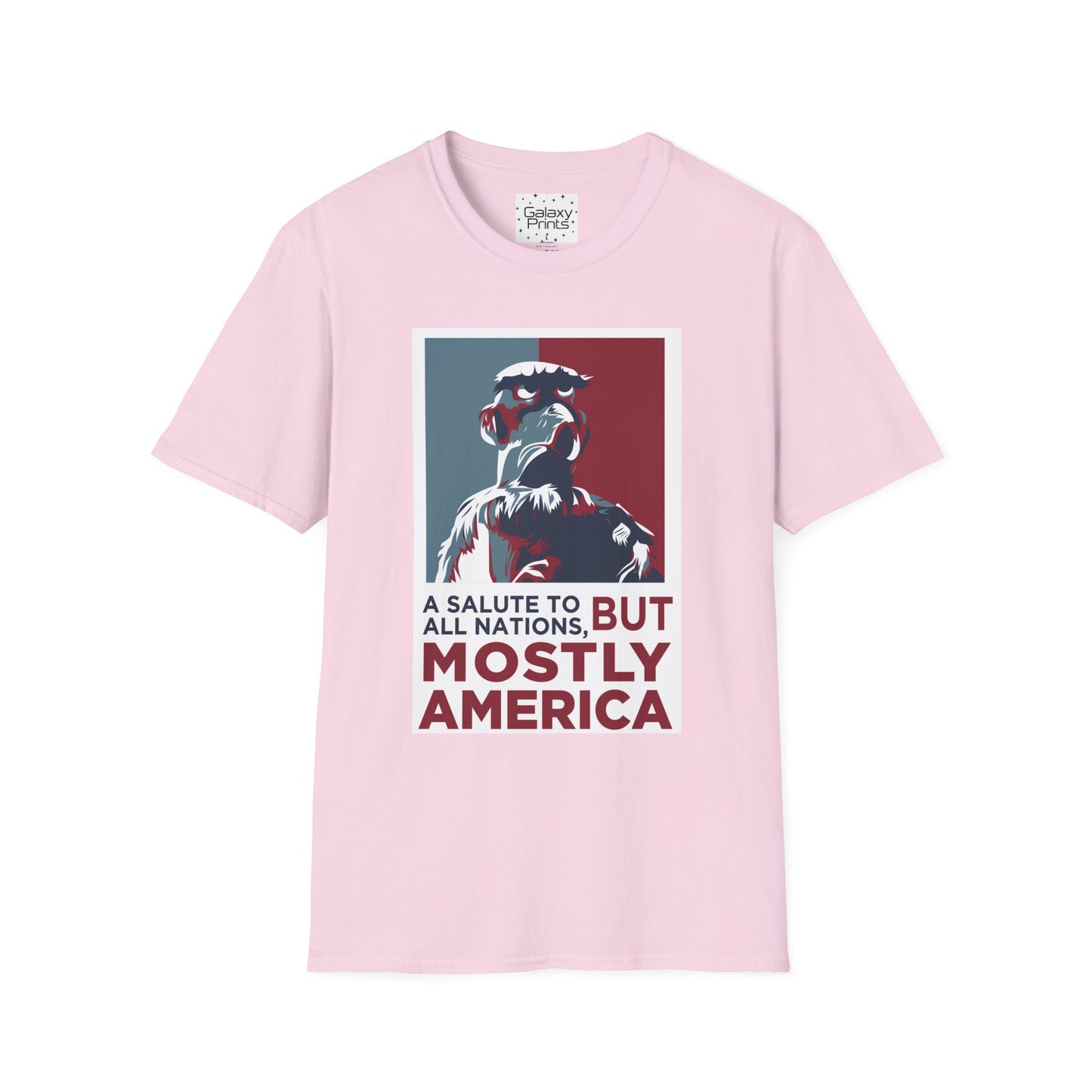 DISNEY inspired Unisex T-Shirt - SAM EAGLE 'Salute To All Nations But Mostly America'