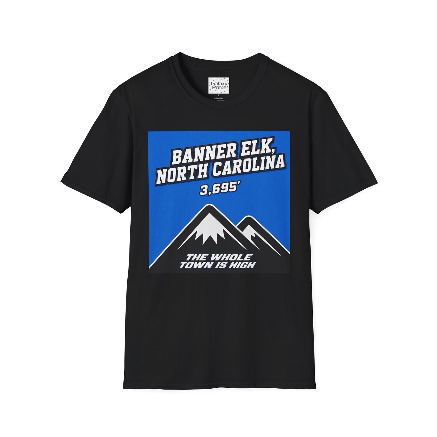 Banner Elk, NC - The whole town is High T-Shirt — 3,695' Mountain Souvenir Tee