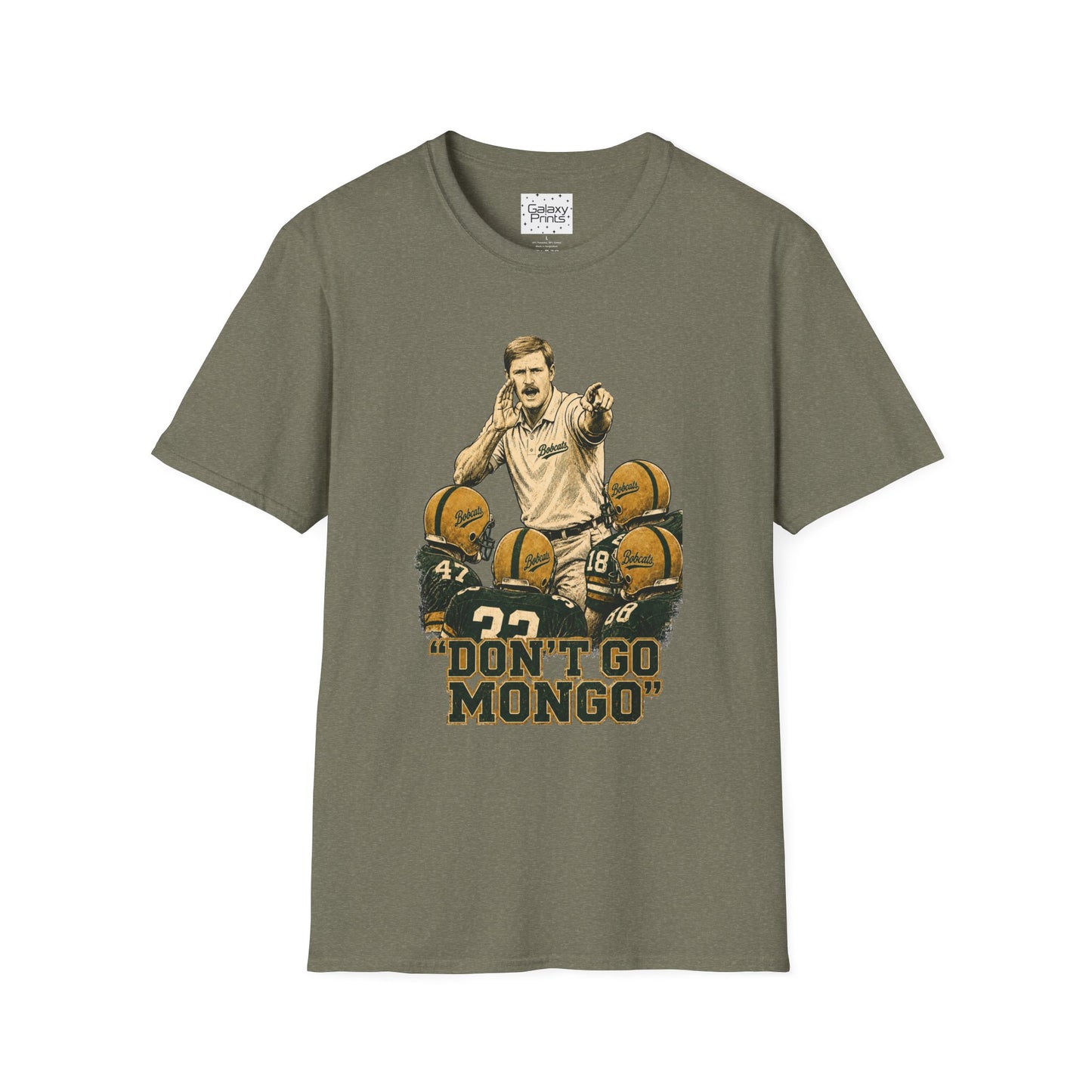 Lees-McRae College Bobcats Vintage Football T-Shirt — Coach Bryan "Don't Go MONDO" - Forever Undefeated