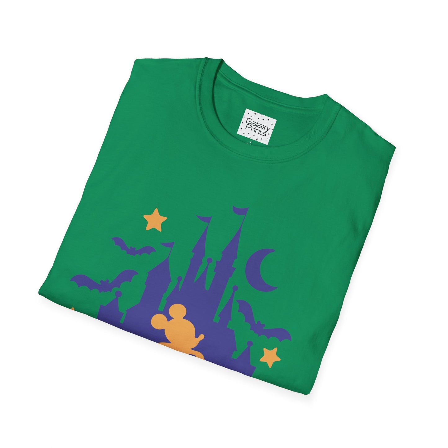 Unisex T-Shirt - DISNEY Inspired - 'Mickey gone trick or treating at the Castle in WDW'