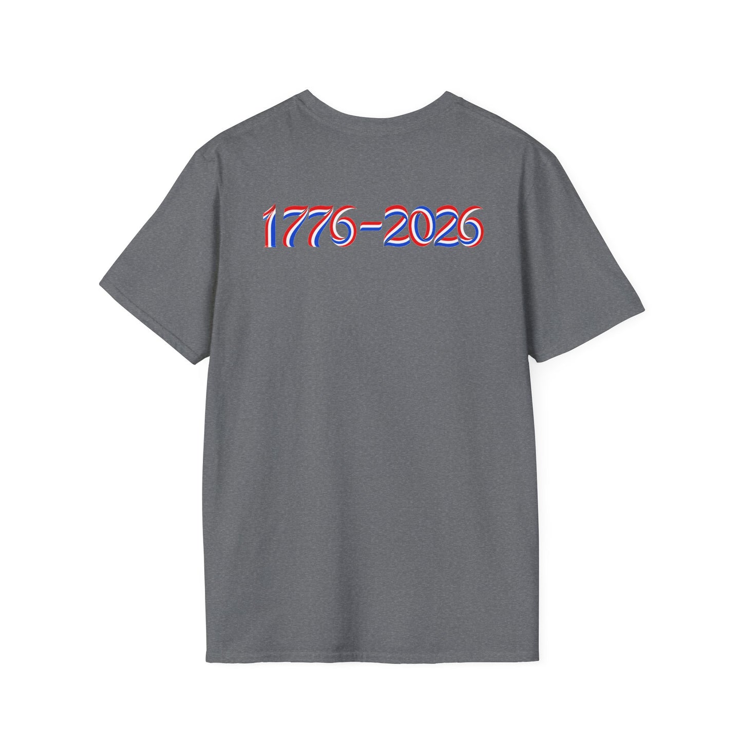 America 250 Celebration T-Shirt — Patriotic Red White Blue Anniversary Tee with 1776 - 2026 on back - Current Culture