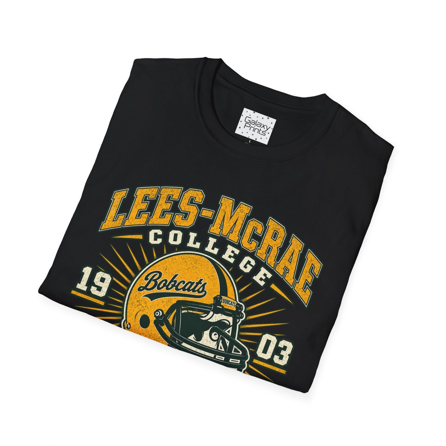 Lees-McRae College Bobcats Vintage Football T-Shirt — Retro 1903 Design