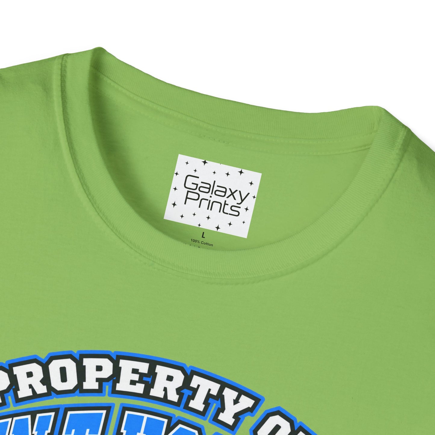Property of JTH Vikings T‑Shirt 6XL — Viking in Power Circle back - Hoggard School Spirit Tee