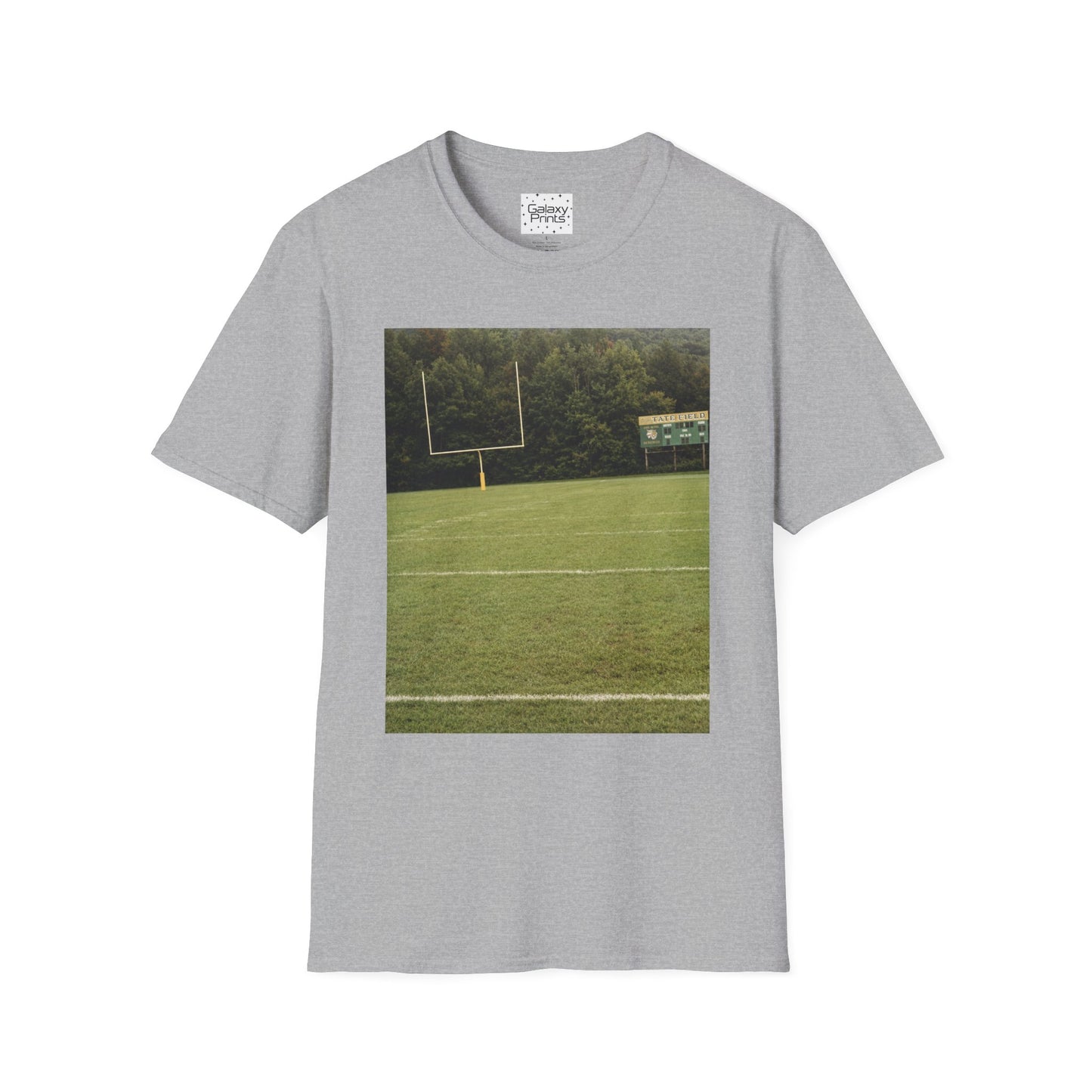 Tate Football Field Photo T-Shirt — Vintage LMC Football Graphic Tee