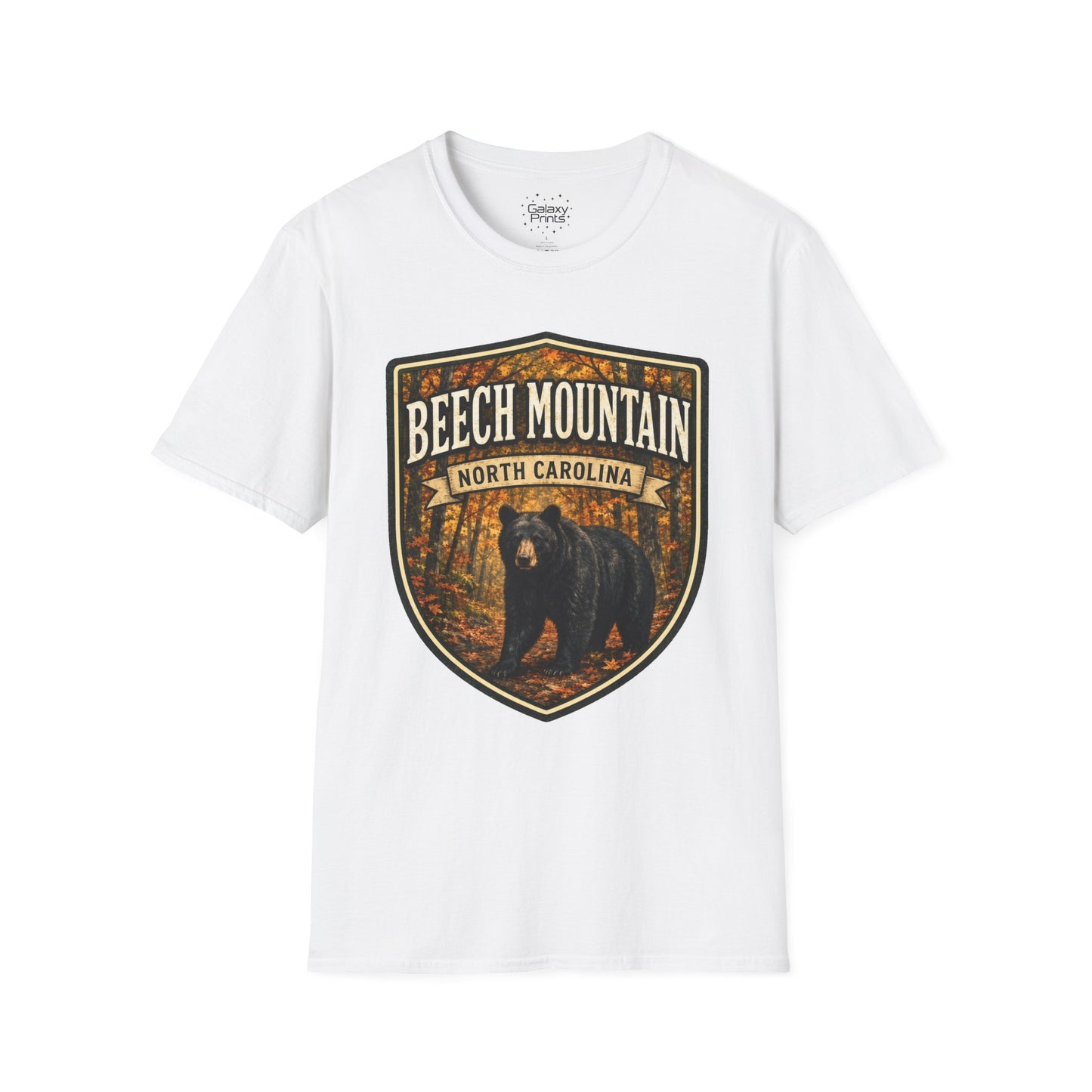 Beech Mountain North Carolina T-Shirt — Rustic Bear Mountain Graphic Tee