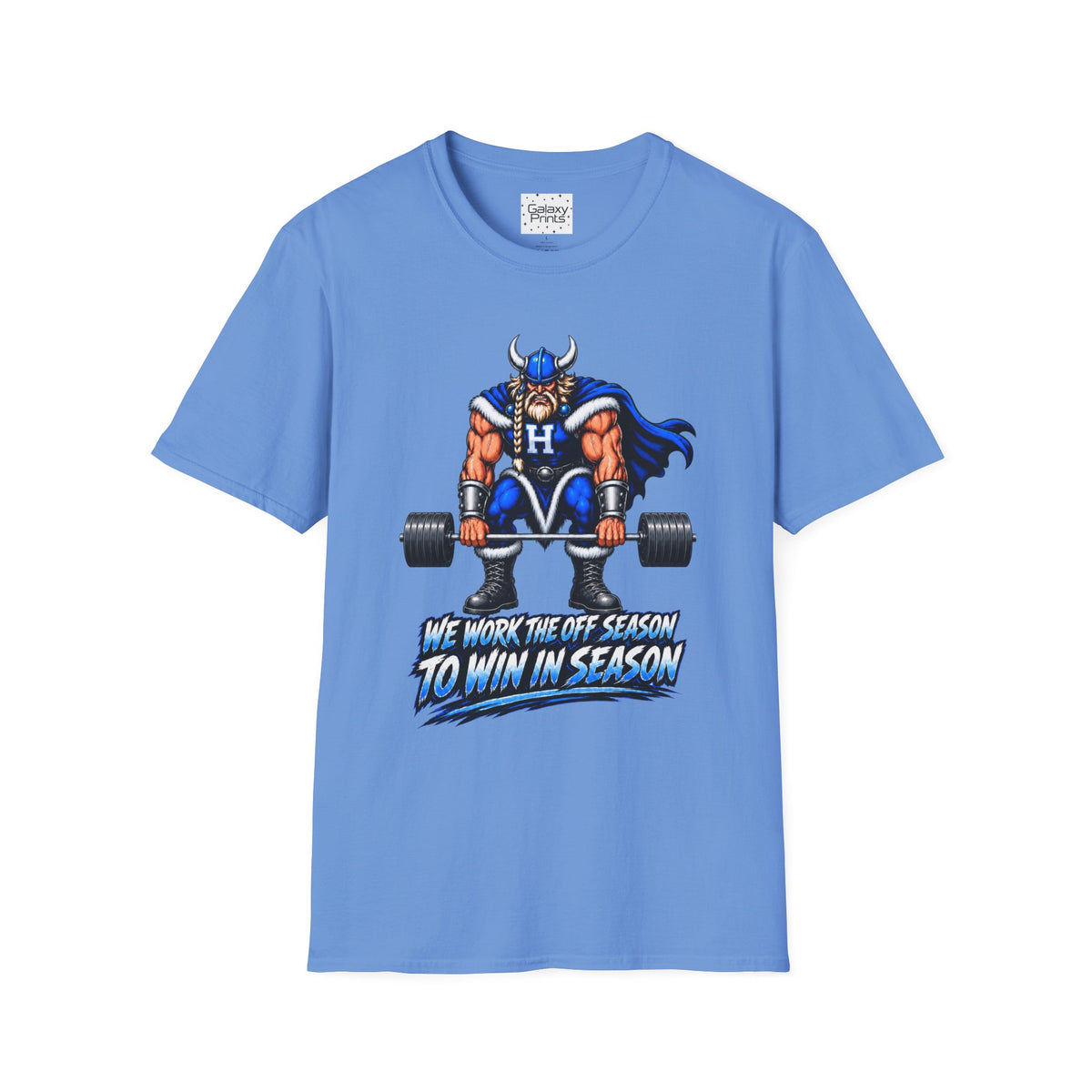 Hoggard Viking Weightlifting T‑Shirt — "We Work the Off Season to Win in Season" - Others Empty