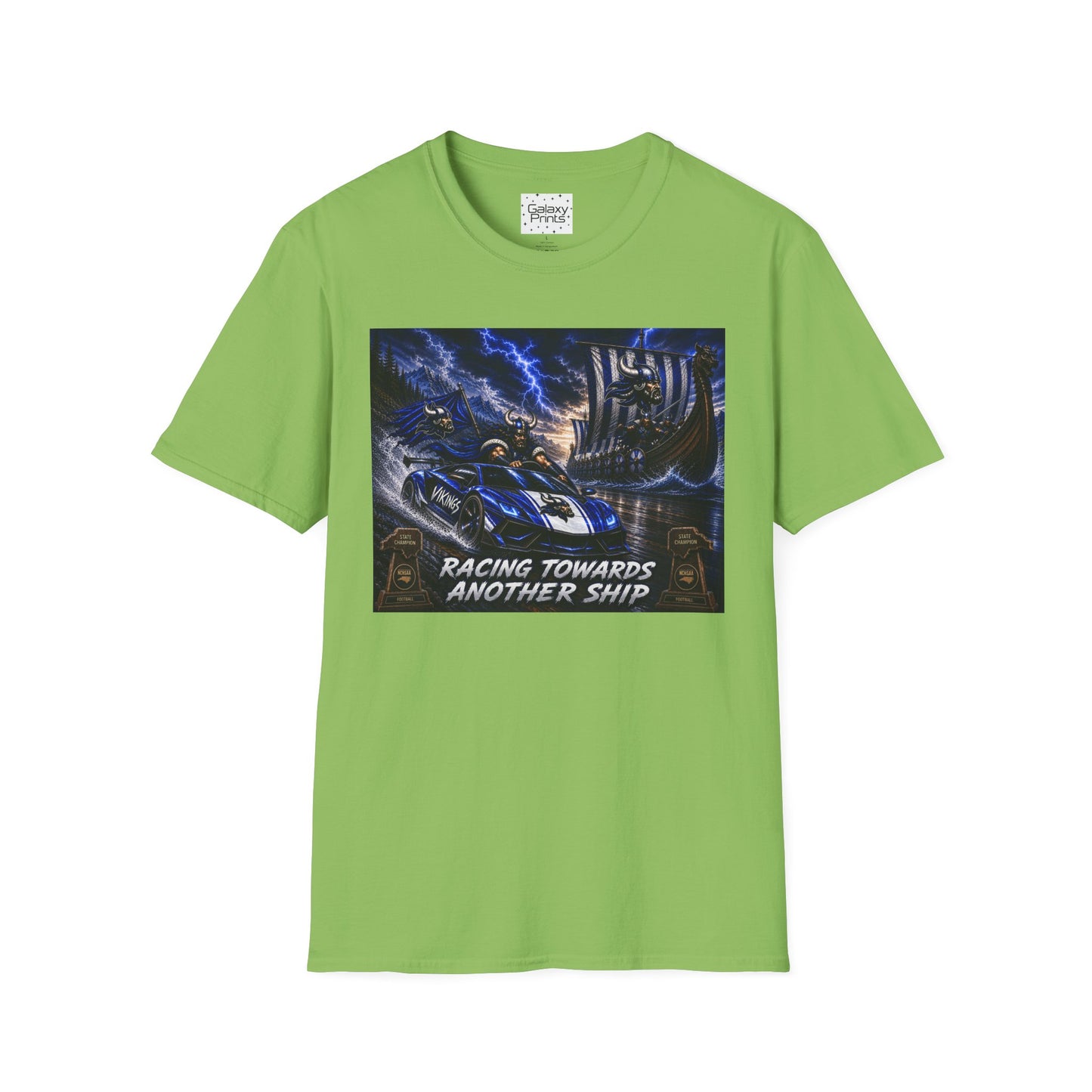 Copy of Unisex T-Shirt - Hoggard Vikings Inspired - Hoggard helmet and 'Domination is a State of Mind' - over our rivals