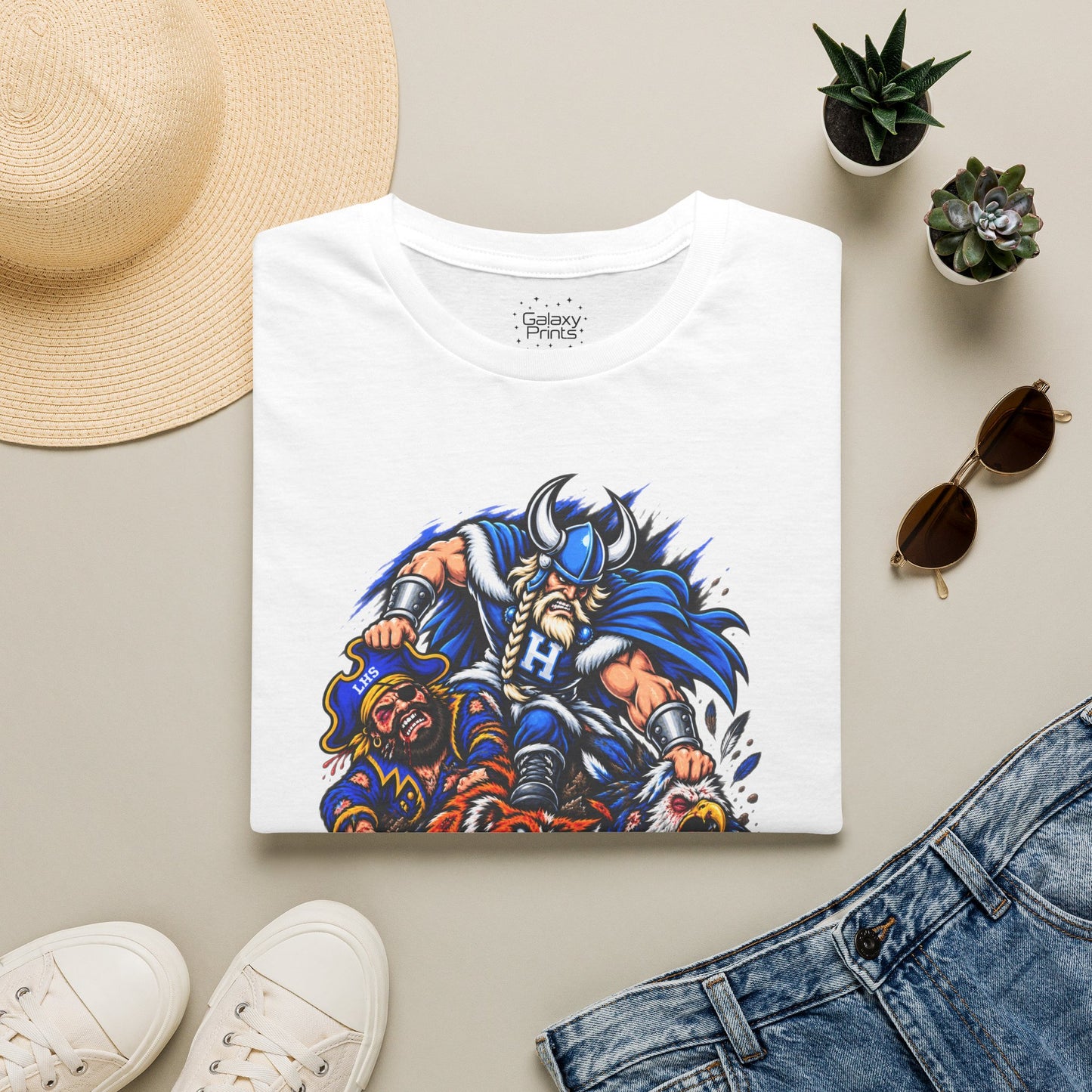 Unisex T-Shirt - Hoggard Vikings Inspired - 'Domination is a State of Mind' - over our rivals