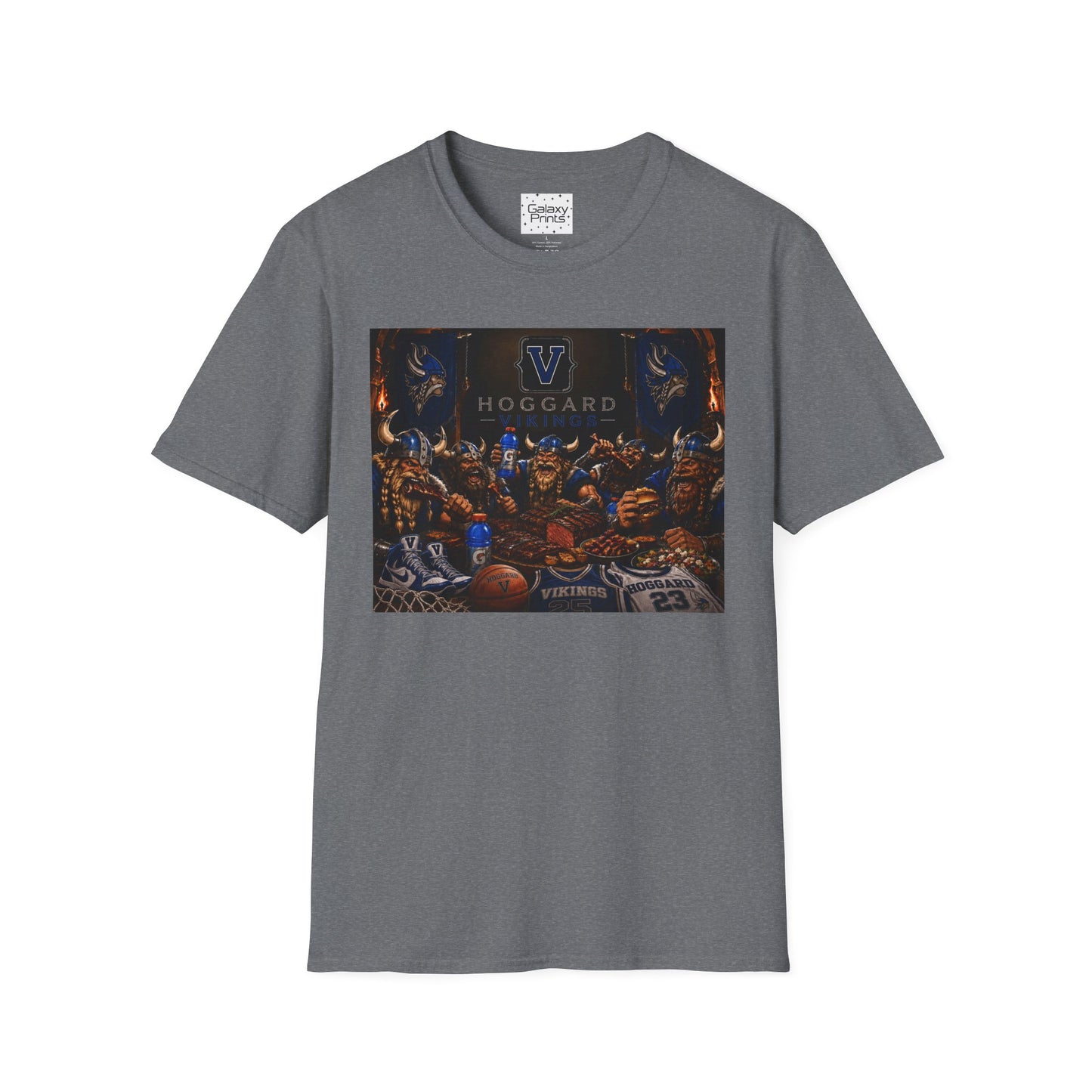 Vikings Basketball Feast T‑Shirt — Hoggard School Spirit Tee - Men's Baseball