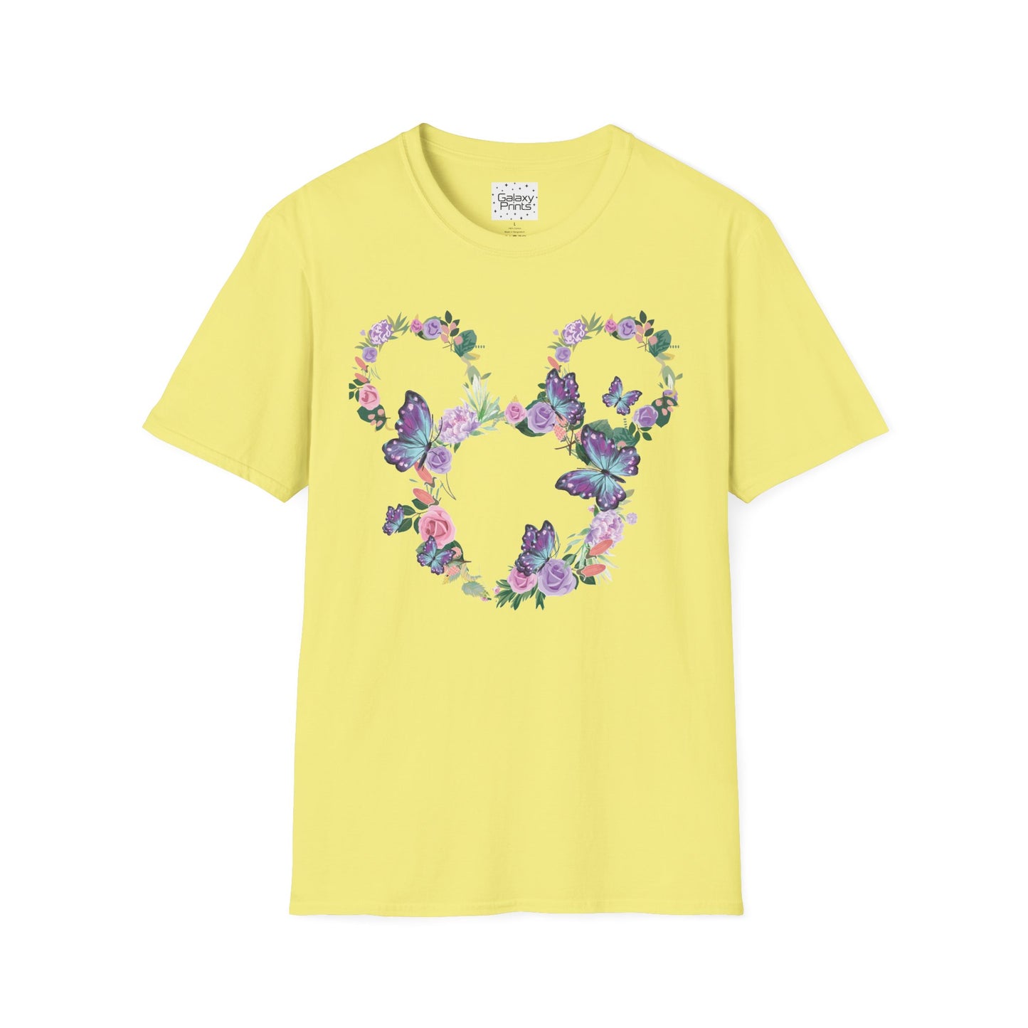 Unisex T-Shirt - DISNEY Inspired - 'Mickey Ears made of Flowers'